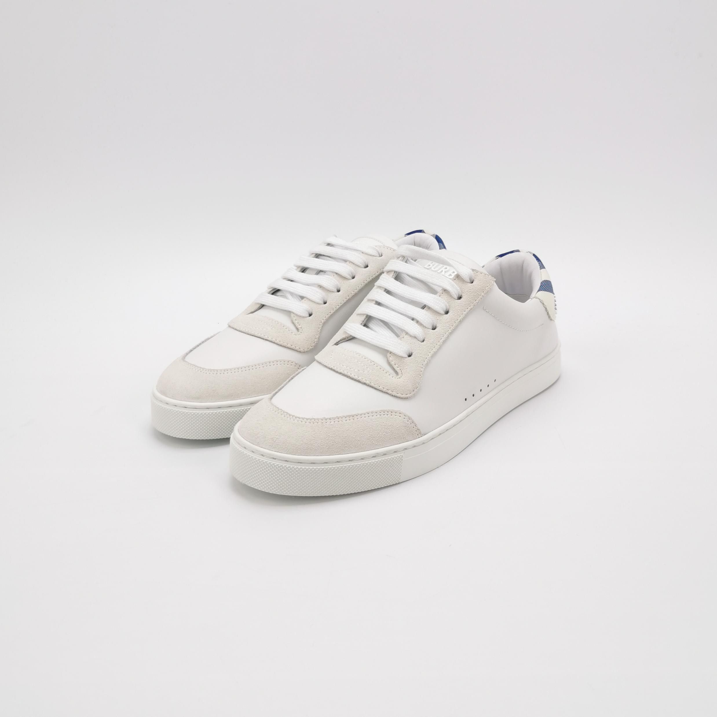 Burberry Burberry Check Trim Low-Top Sneakers EU 41 Size US 8 / EU 41 - 3 Thumbnail