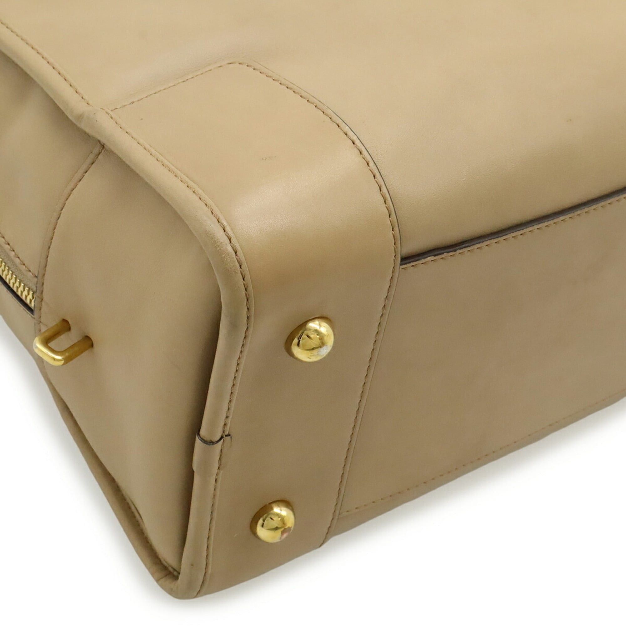 Loewe LOEWE Amazona 36 Anagram Handbag, Leather, Beige Size ONE SIZE - 4 Thumbnail