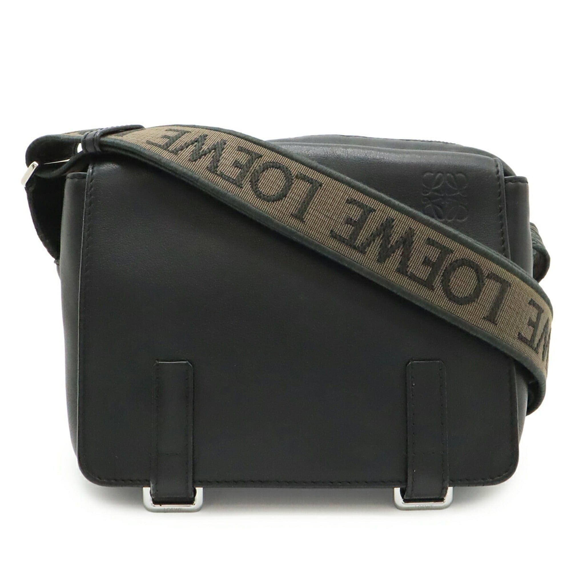 Loewe LOEWE Anagram Military Bag XS Shoulder Leather Black B553A72X27 Size ONE SIZE - 2 Thumbnail