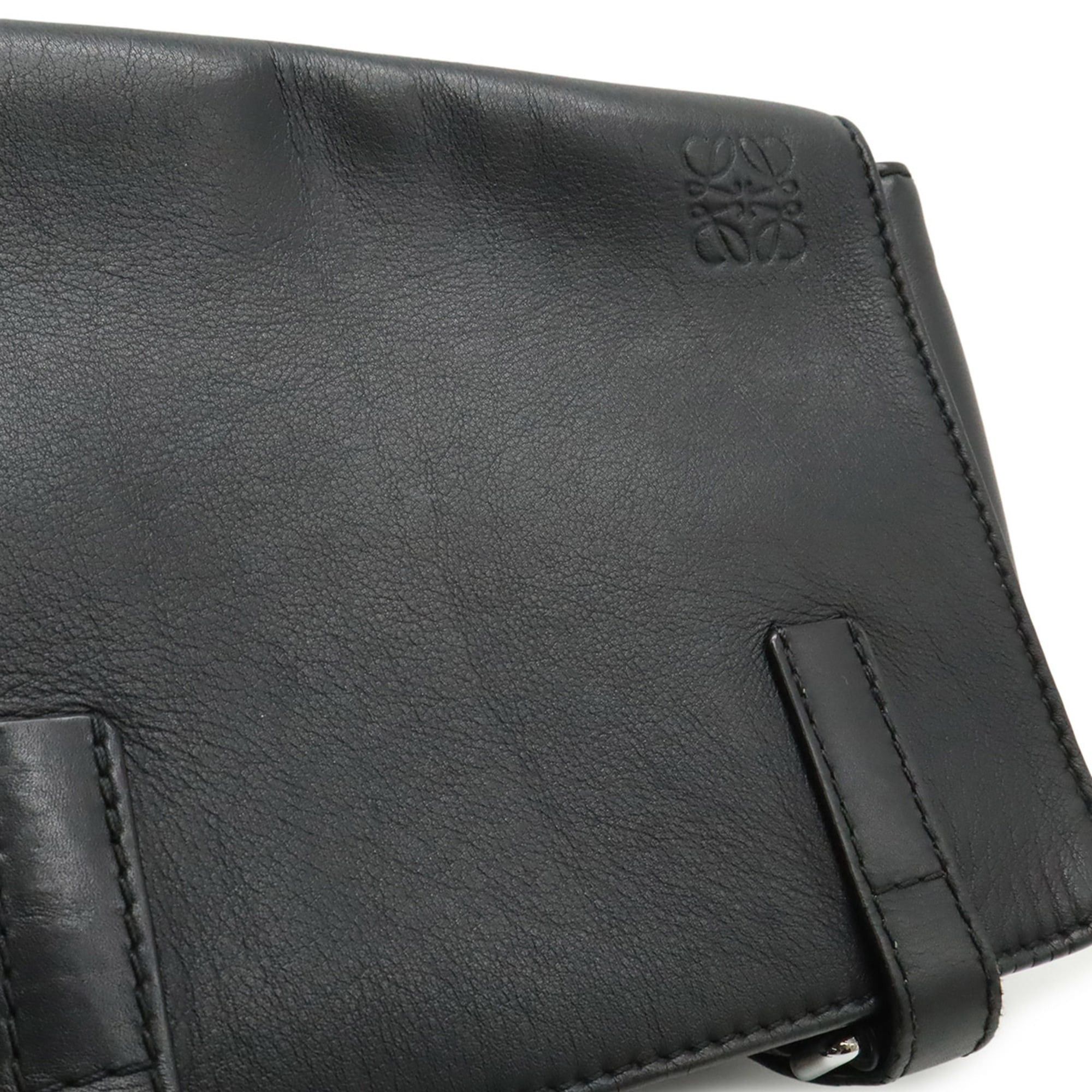 Loewe LOEWE Anagram Military Bag XS Shoulder Leather Black B553A72X27 Size ONE SIZE - 10 Thumbnail