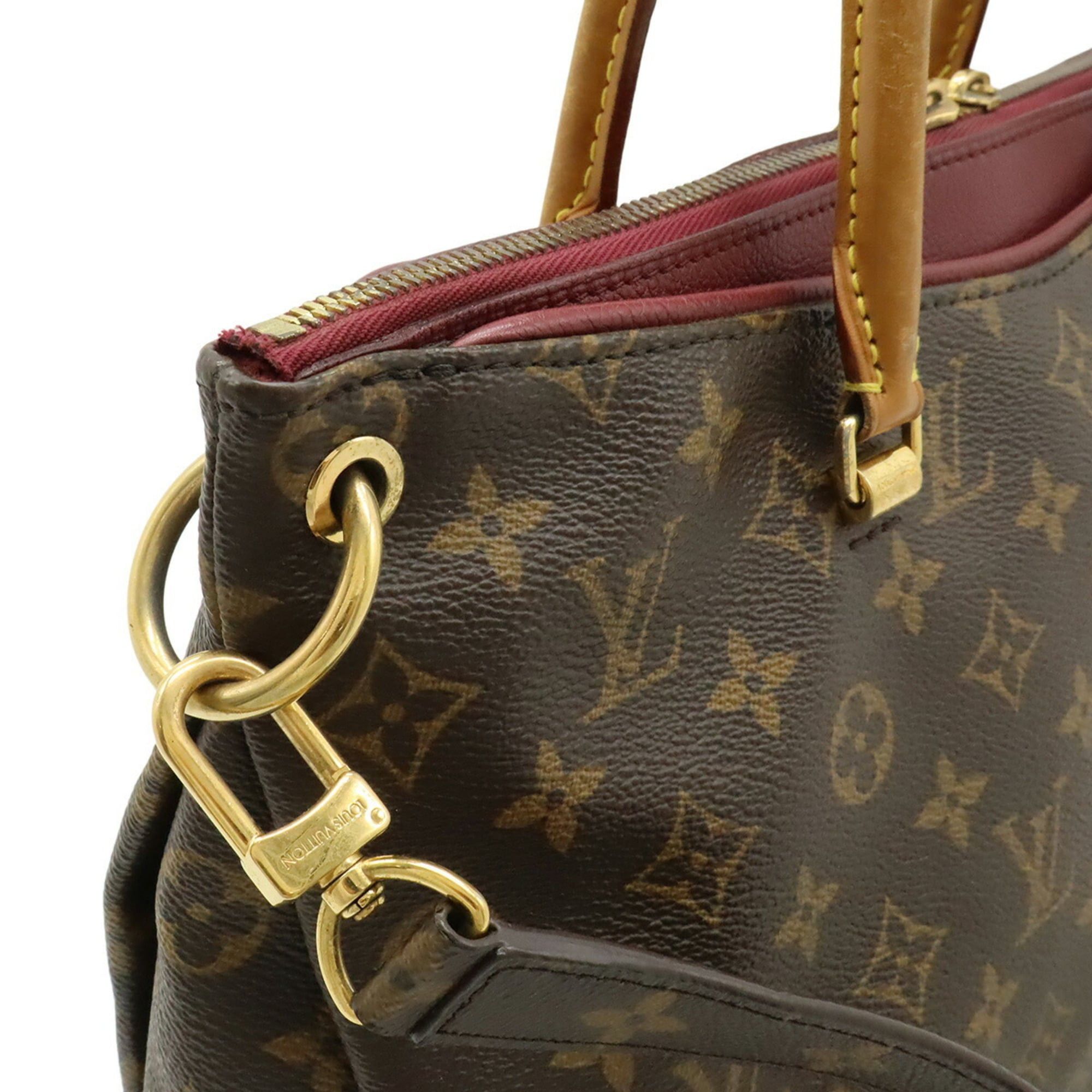 Louis Vuitton Louis Vuitton Monogram Pallas Handbag Tote Bag Shoulder Aurore M40906 Size ONE SIZE - 9 Thumbnail