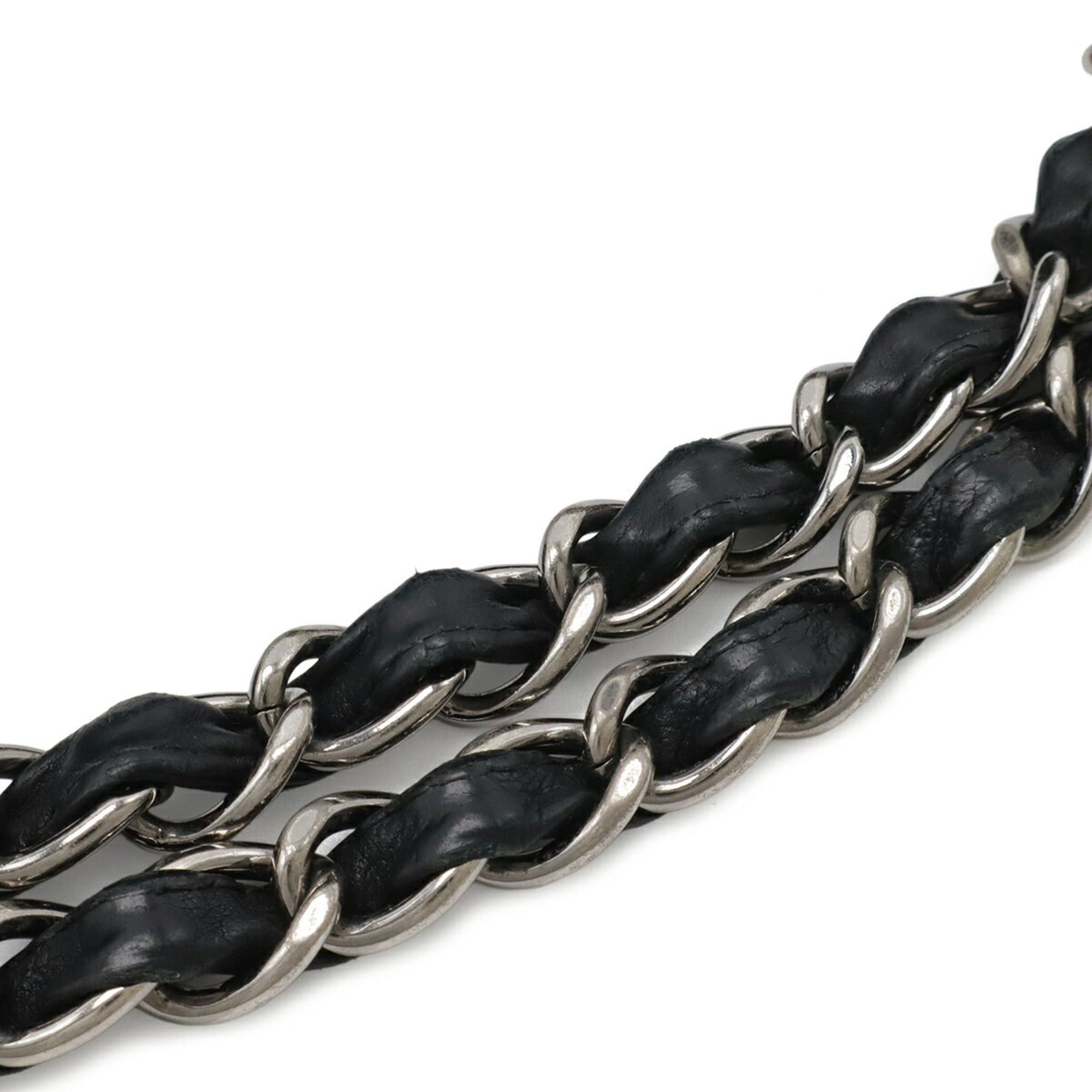 Chanel CHANEL Coco Cabas Mark Shoulder Bag Chain Leather Black A33986 Size ONE SIZE - 6 Thumbnail