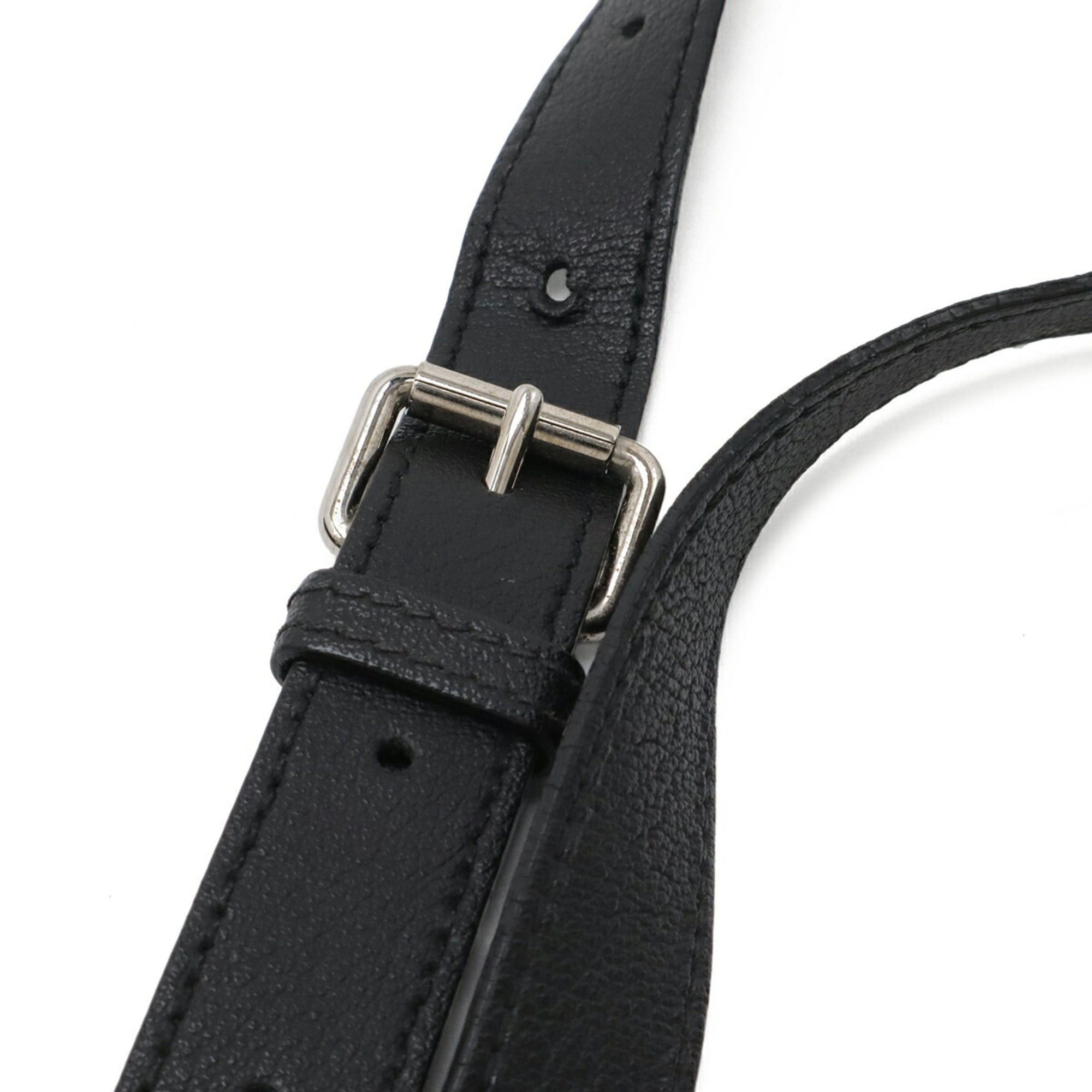 Yves Saint Laurent SAINT LAURENT PARIS Yves Saint Laurent YSL Shoulder Bag Leather Black 440231 Size ONE SIZE - 6 Thumbnail