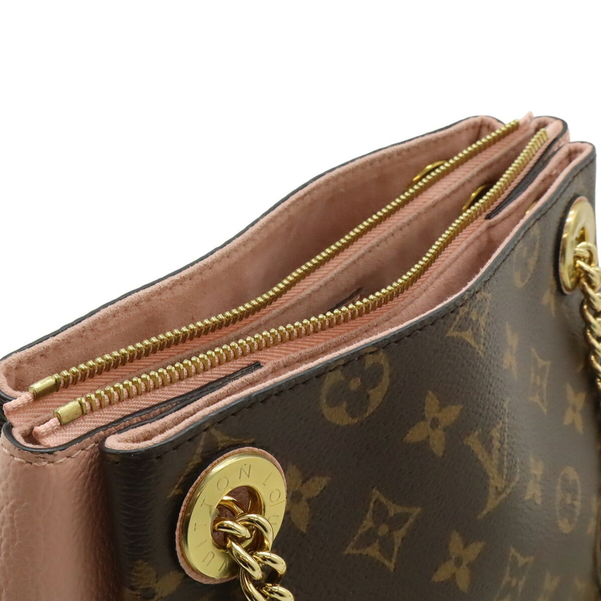Louis Vuitton Louis Vuitton Monogram Surenne BB Shoulder Bag Rose Ballerine Pink M43777 (Missing slider) Size ONE SIZE - 7 Thumbnail