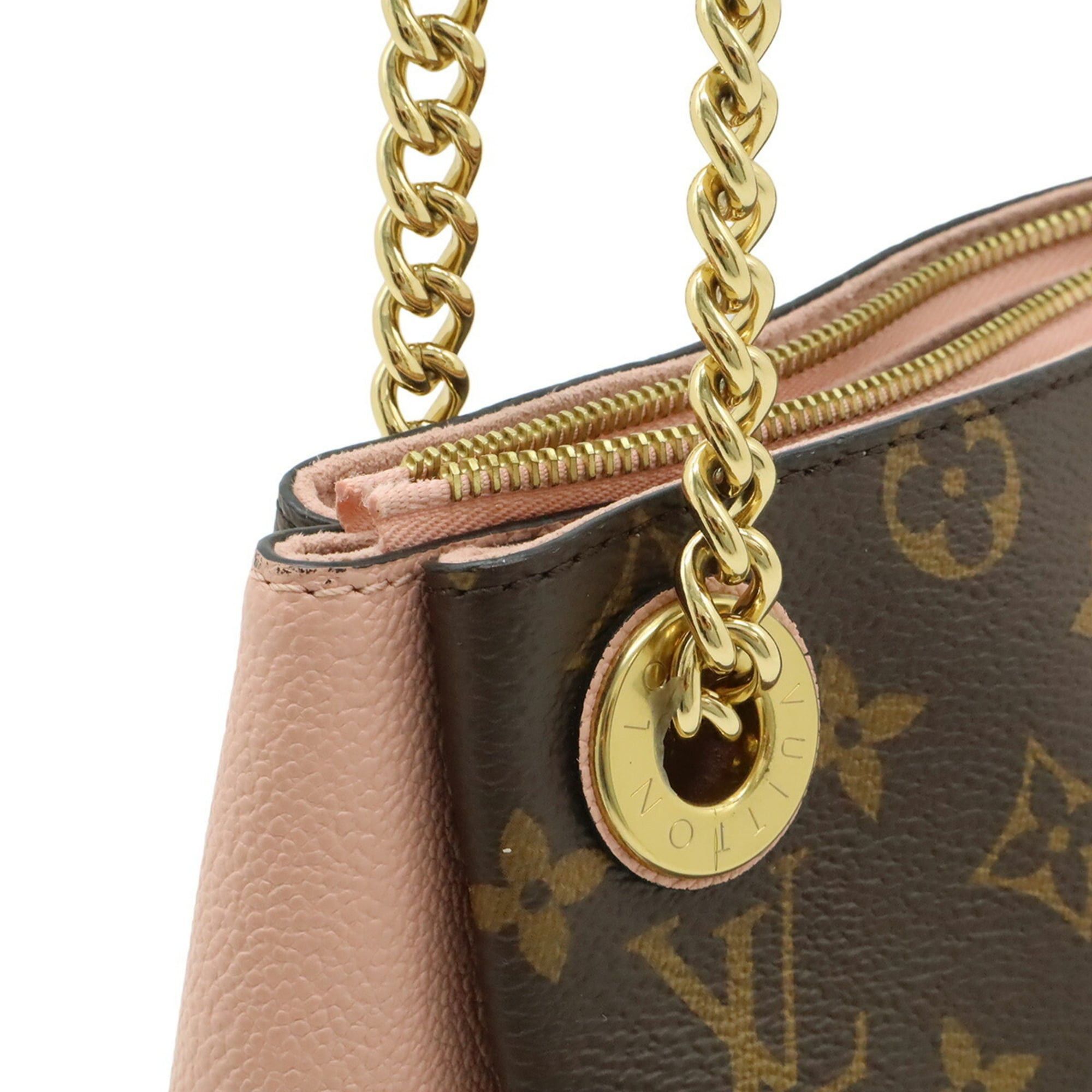Louis Vuitton Louis Vuitton Monogram Surenne BB Shoulder Bag Rose Ballerine Pink M43777 (Missing slider) Size ONE SIZE - 5 Thumbnail