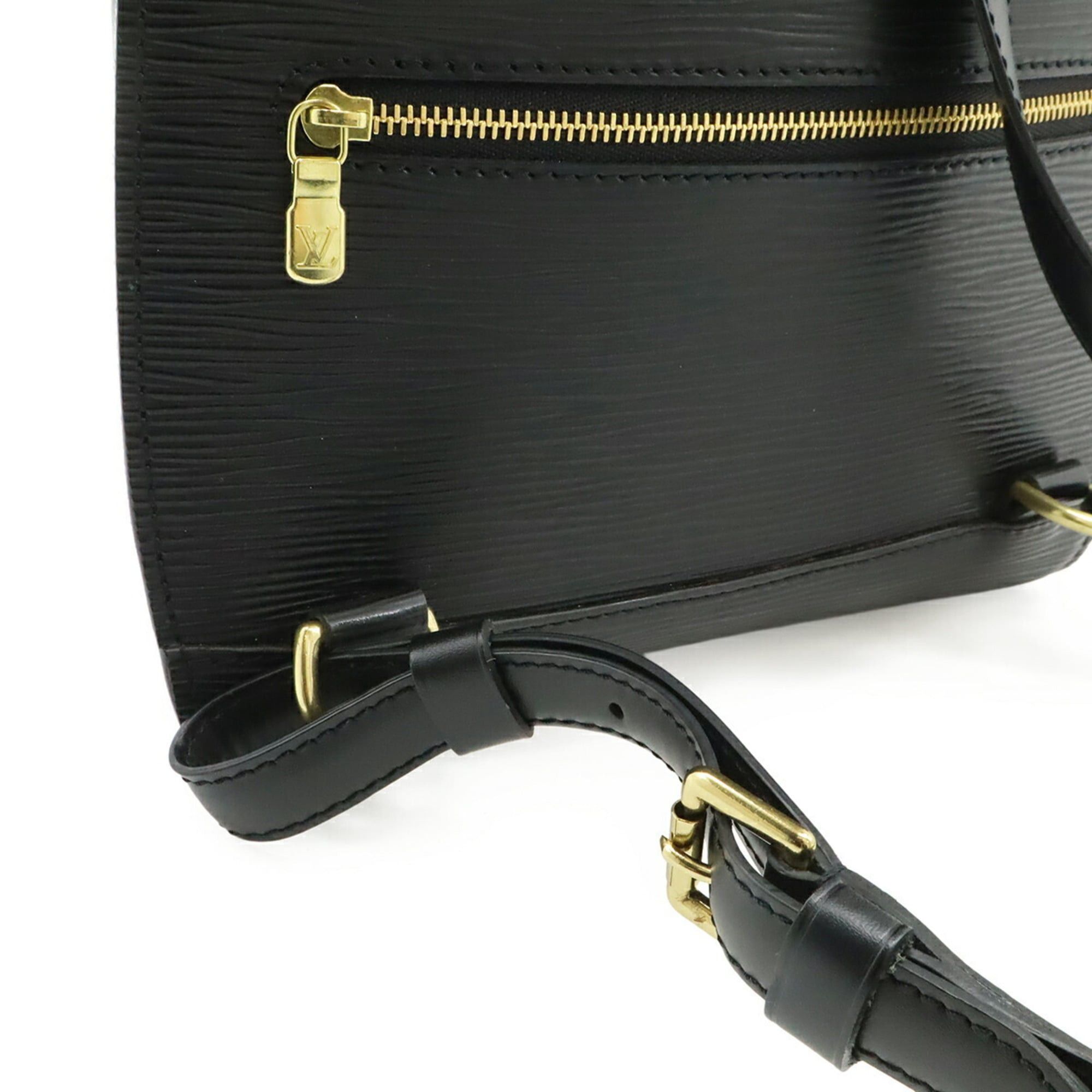 Louis Vuitton Louis Vuitton Epi Mabillon Backpack Shoulder Bag Leather Noir Black M52232 Size ONE SIZE - 9 Thumbnail