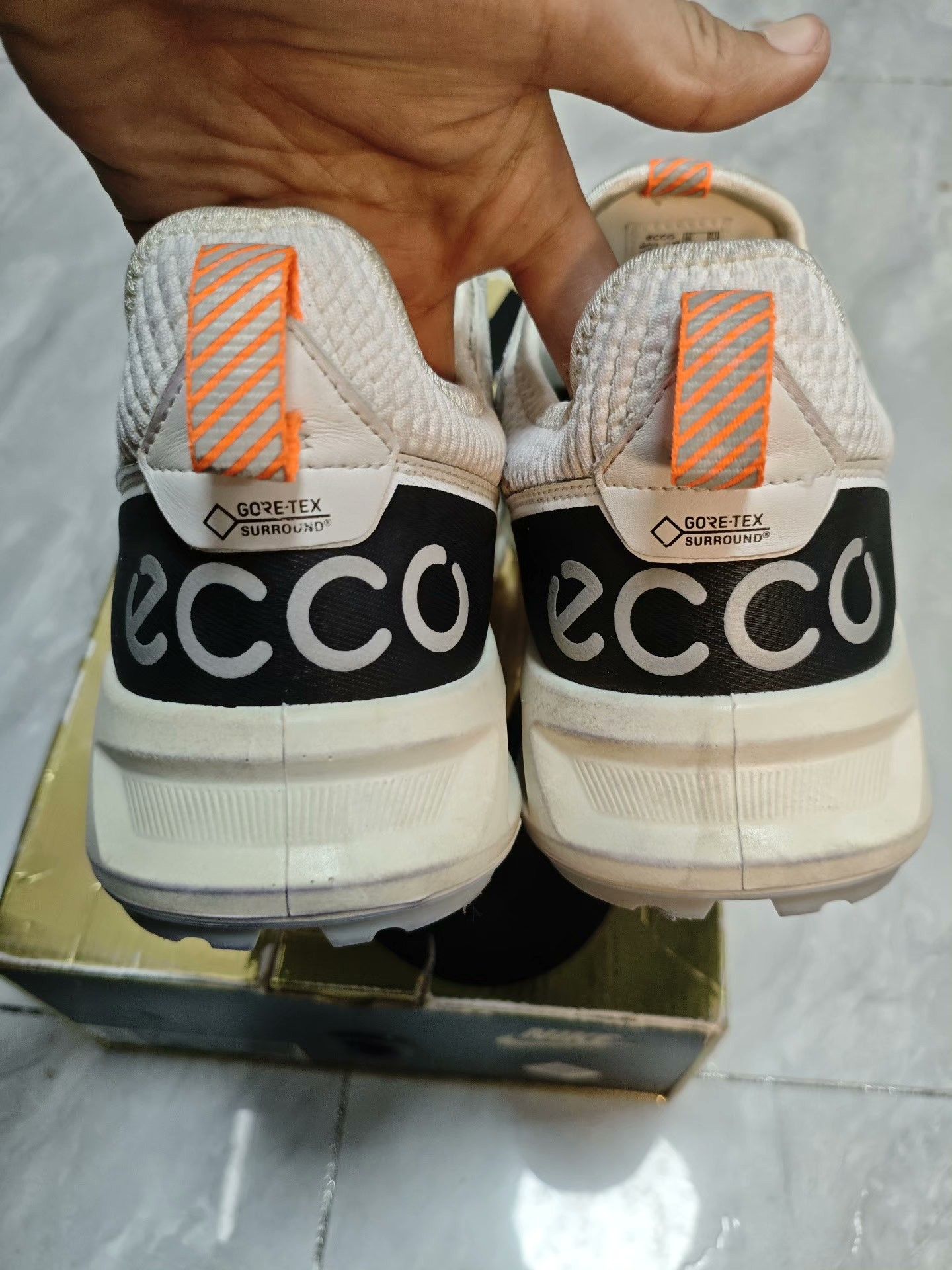 Ecco ECCO Golf White Lowtop Sneakers 11 Men Size US 11 / EU 44 - 9 Thumbnail