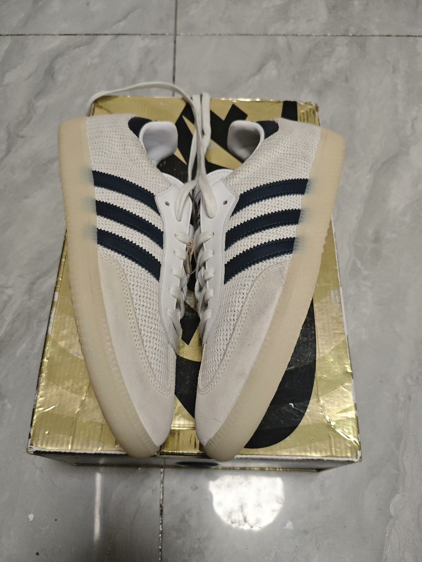 Adidas Adidas Mesh White Lowtop Sneakers 10 Men Size US 10 / EU 43 - 3 Thumbnail