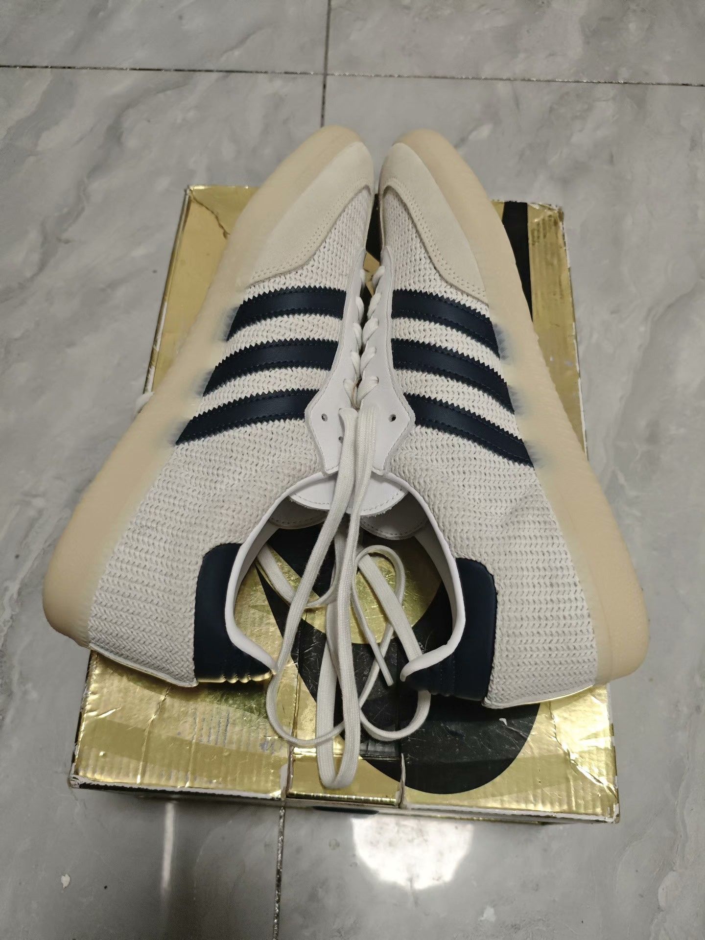 Adidas Adidas Mesh White Lowtop Sneakers 10 Men Size US 10 / EU 43 - 4 Thumbnail