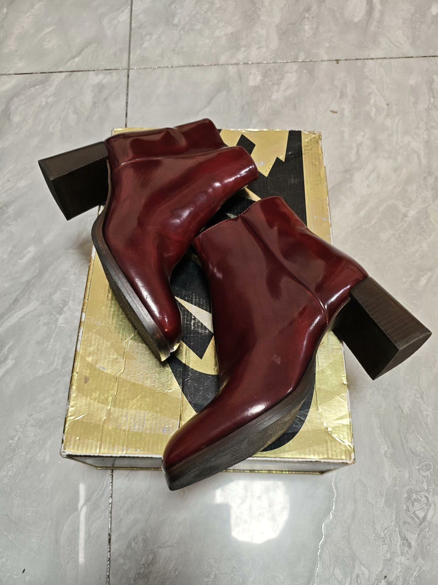 Prada Prada Patent Red Boots us_6-5 Women Size US 6.5 / IT 36.5 - 3 Thumbnail