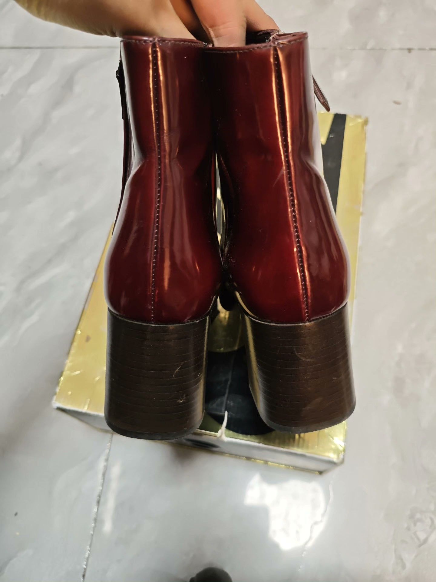 Prada Prada Patent Red Boots us_6-5 Women Size US 6.5 / IT 36.5 - 7 Thumbnail