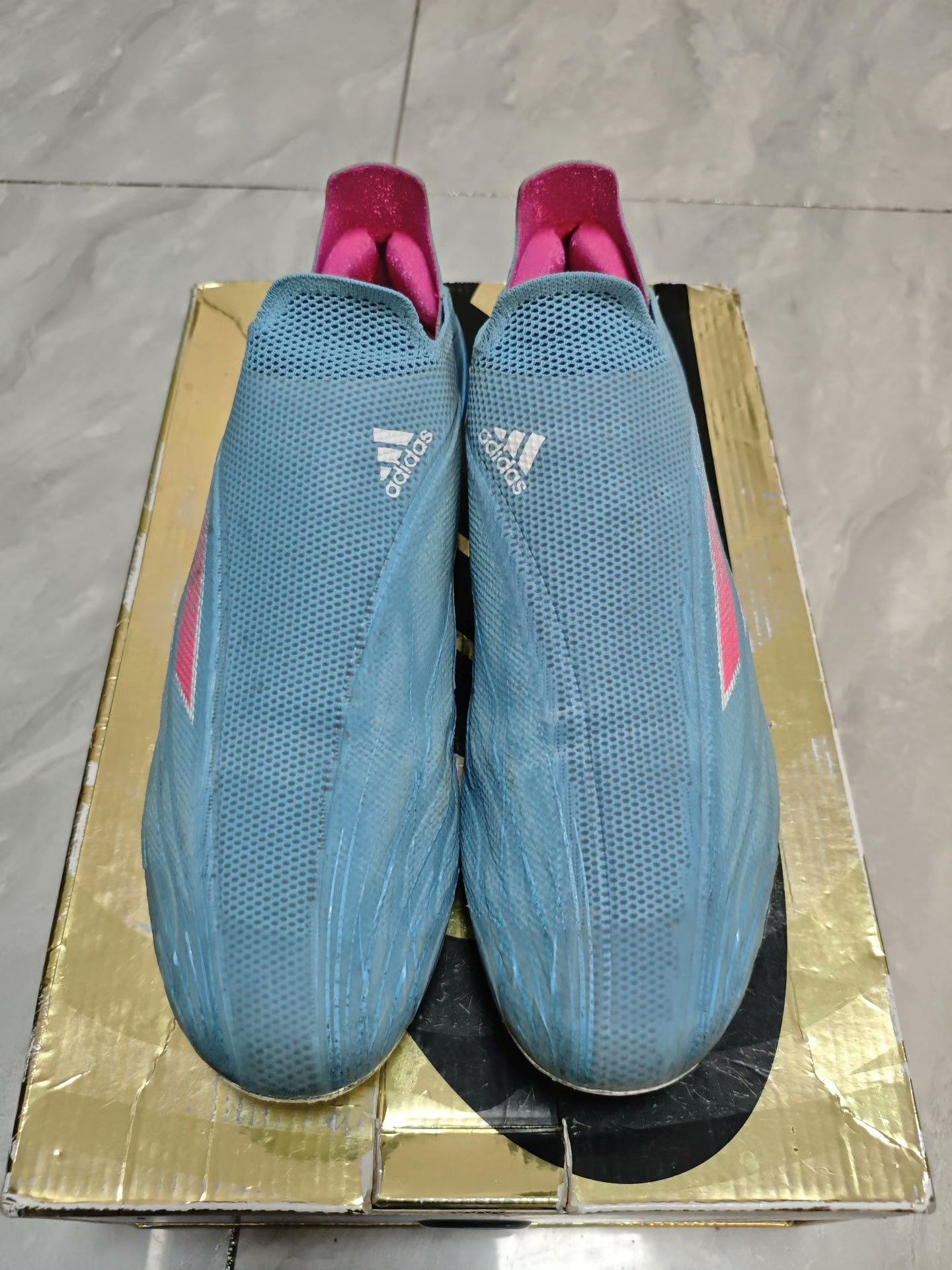 Adidas Adidas Blue Lowtop Sneakers 10 Men Size US 10 / EU 43 - 2 Thumbnail