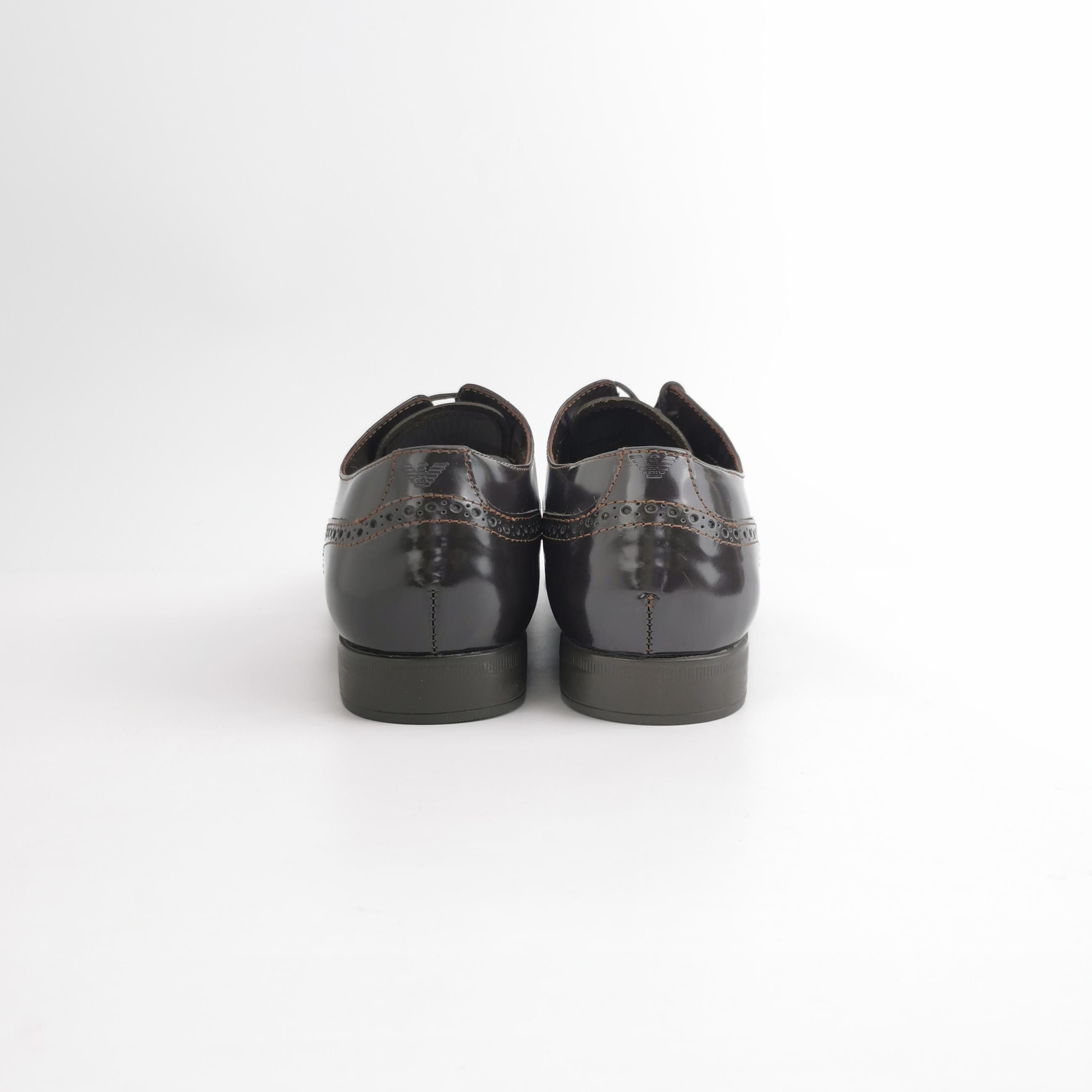 Emporio Armani Emporio Armani Brogue Leather Shoes 39 Size US 6 / EU 39 - 5 Thumbnail