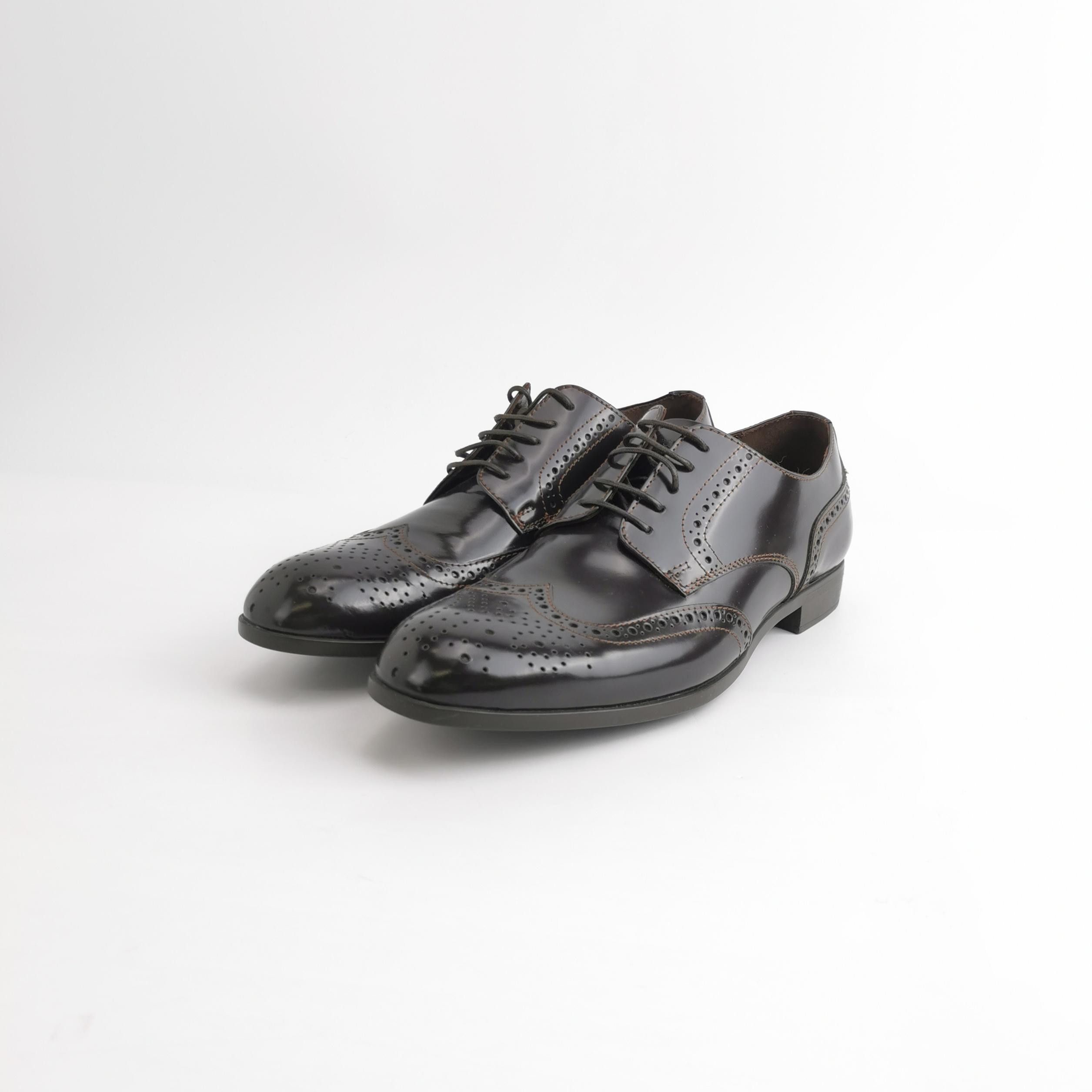 Emporio Armani Emporio Armani Brogue Leather Shoes 39 Size US 6 / EU 39 - 3 Thumbnail
