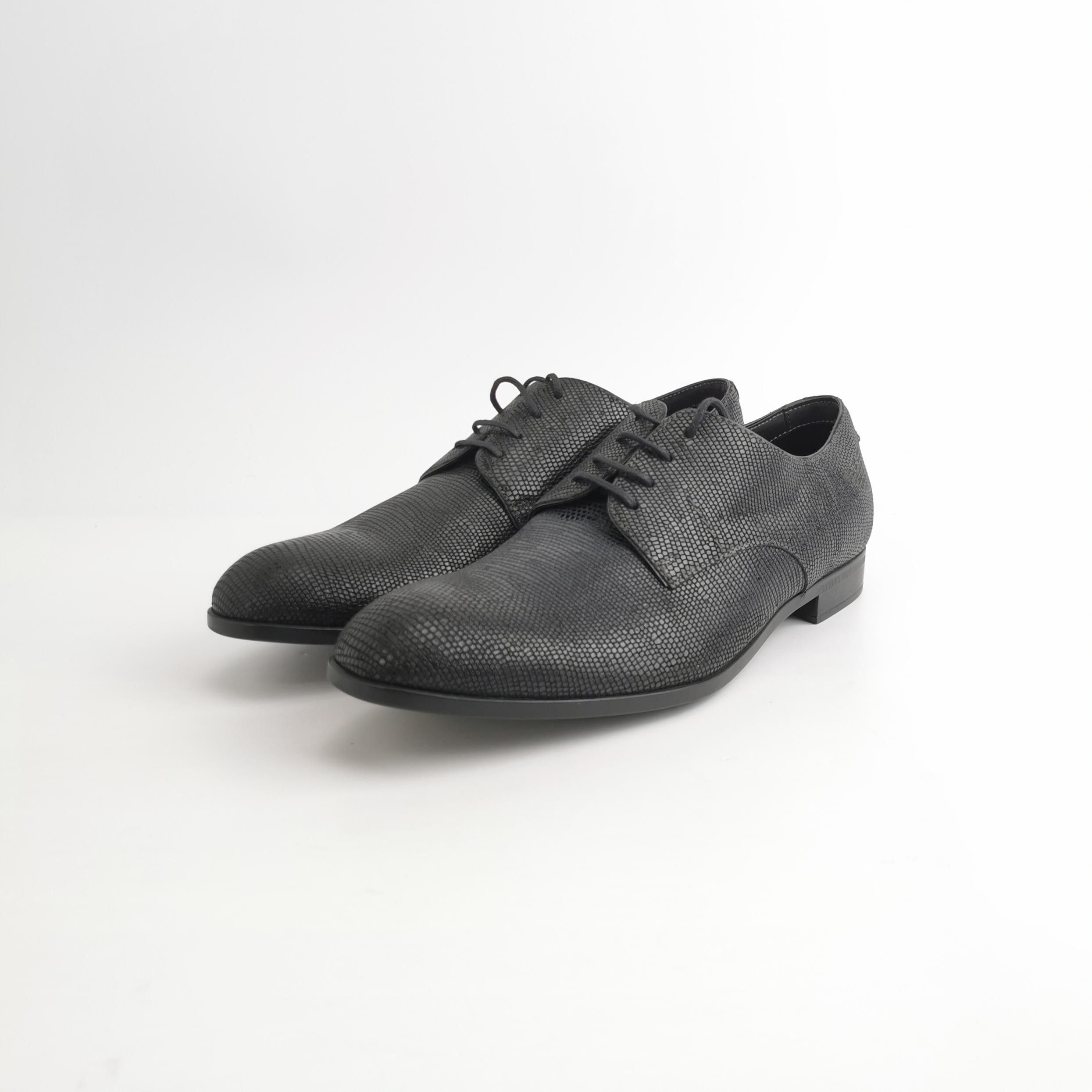 Emporio Armani Emporio Armani Textured Leather Formal Shoes EU 42 Size US 9 / EU 42 - 3 Thumbnail