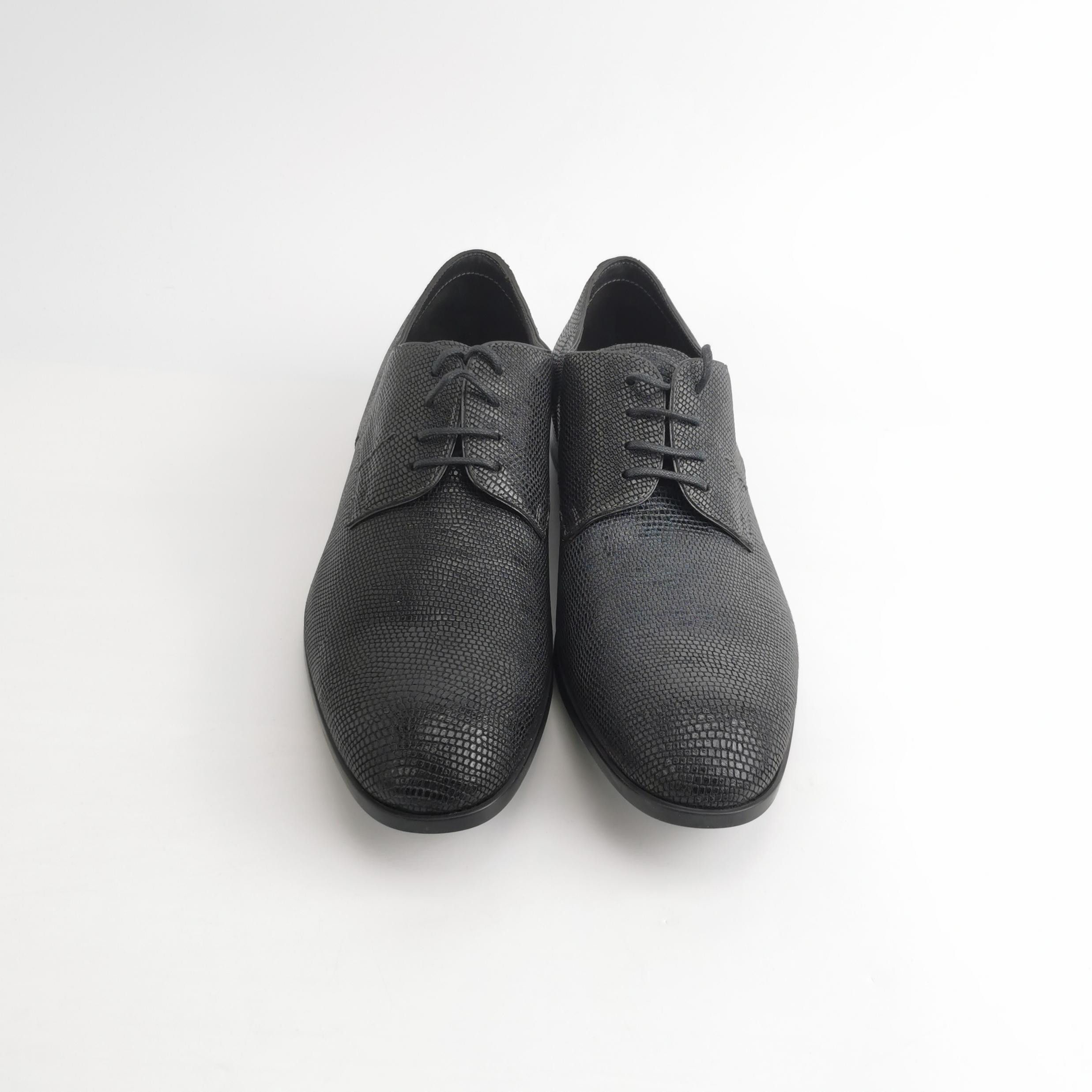 Emporio Armani Emporio Armani Textured Leather Formal Shoes EU 42 Size US 9 / EU 42 - 4 Thumbnail