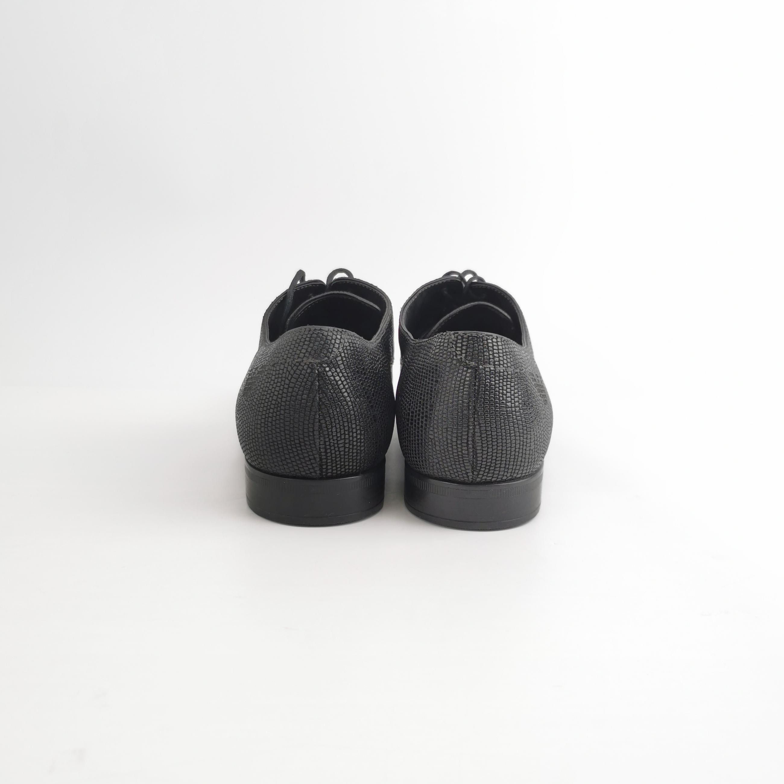Emporio Armani Emporio Armani Textured Leather Formal Shoes EU 42 Size US 9 / EU 42 - 5 Thumbnail