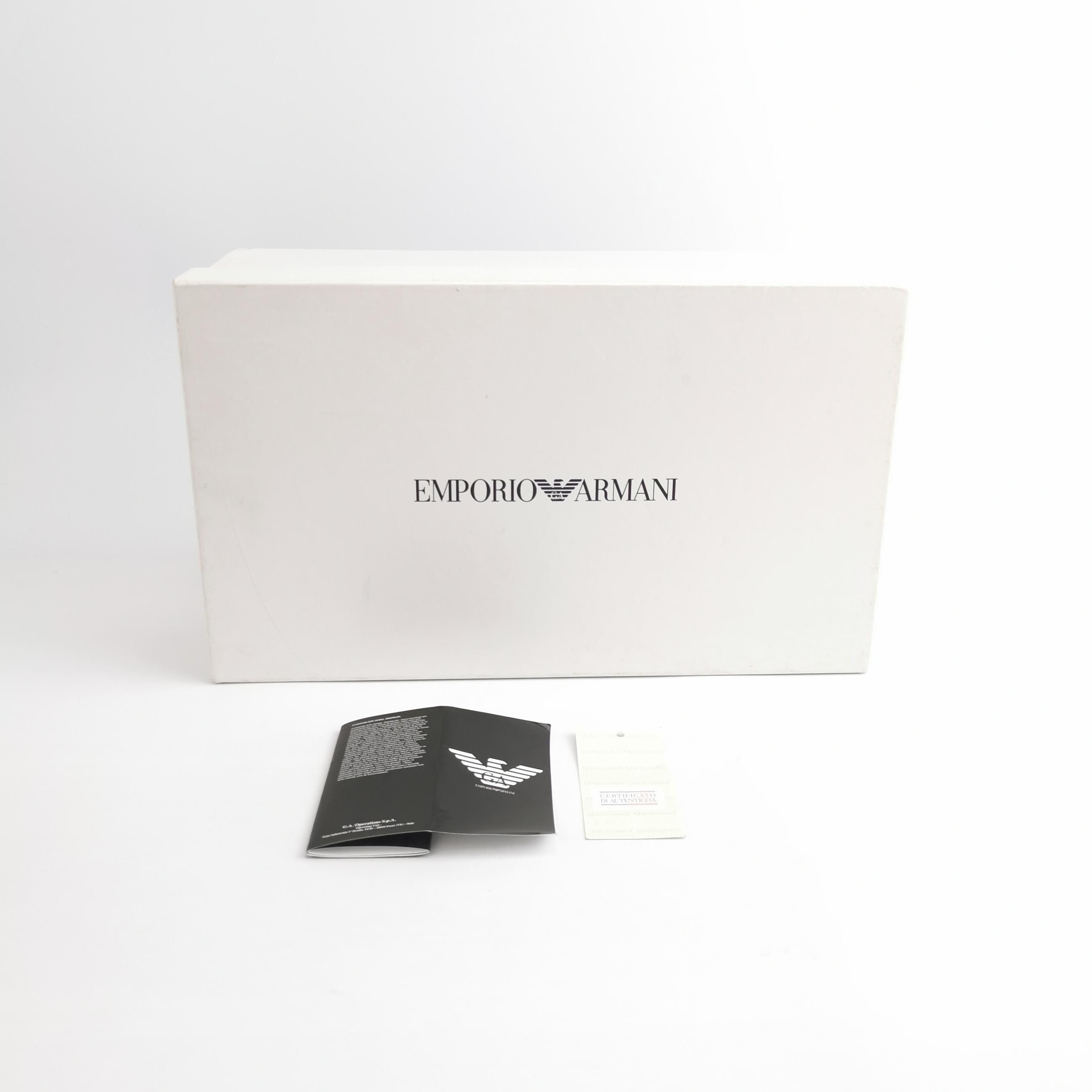 Emporio Armani Emporio Armani Textured Leather Formal Shoes EU 42 Size US 9 / EU 42 - 7 Thumbnail