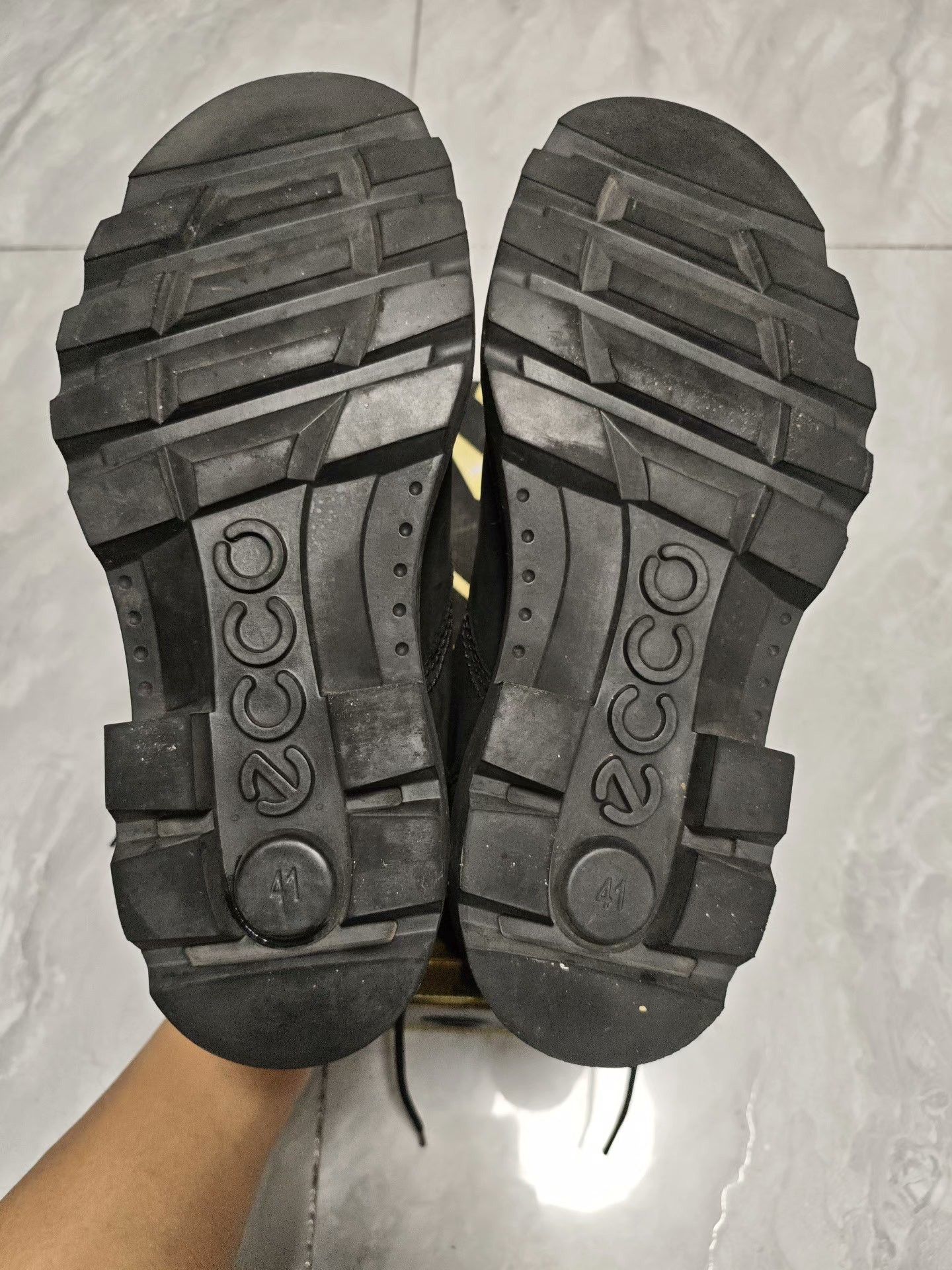 Ecco ECCO Leather Black Boots 8 Men Size US 8 / EU 41 - 5 Thumbnail