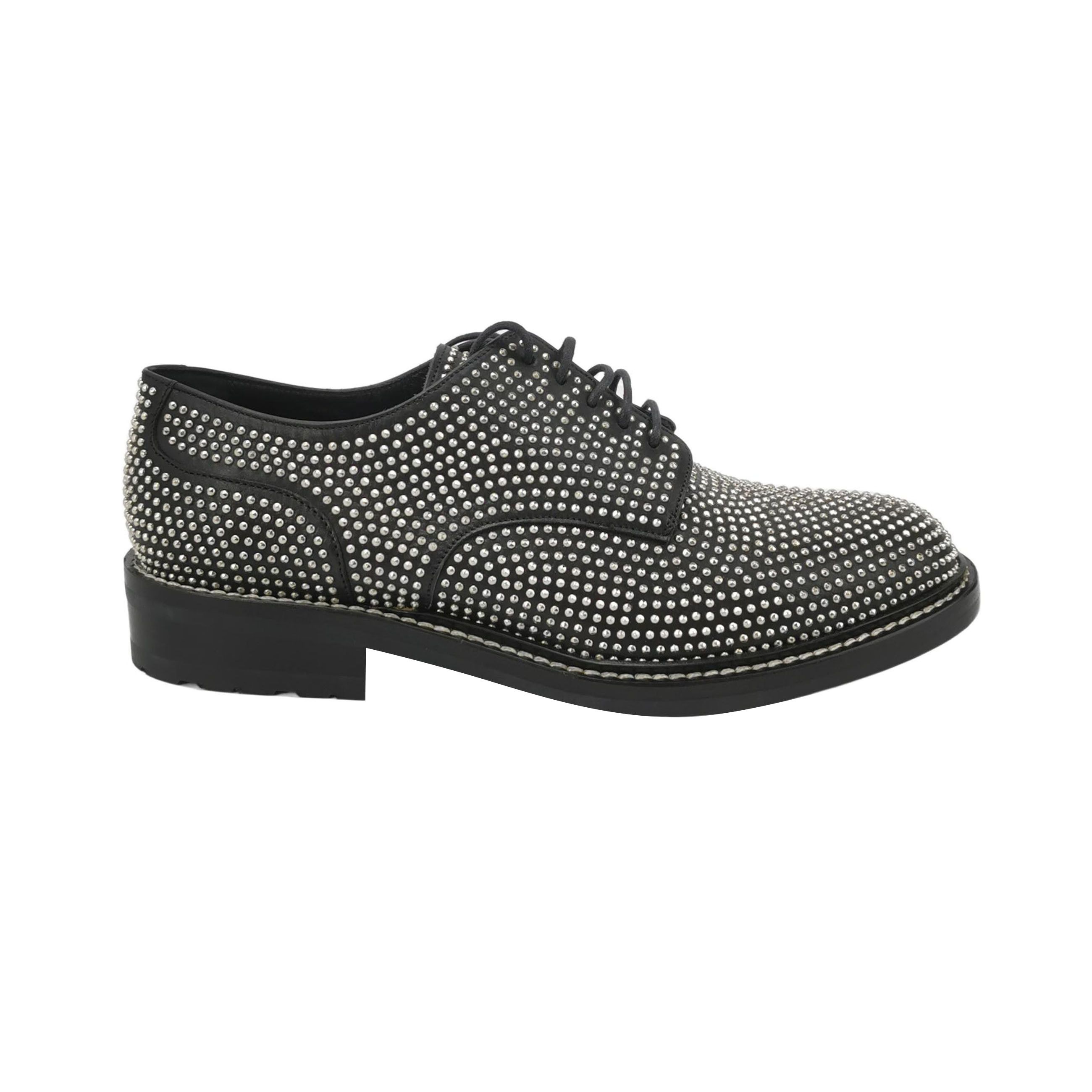 Saint Laurent Paris Saint Laurent Studded Leather Derbies EU 40 Size US 7 / EU 40 - 2 Thumbnail