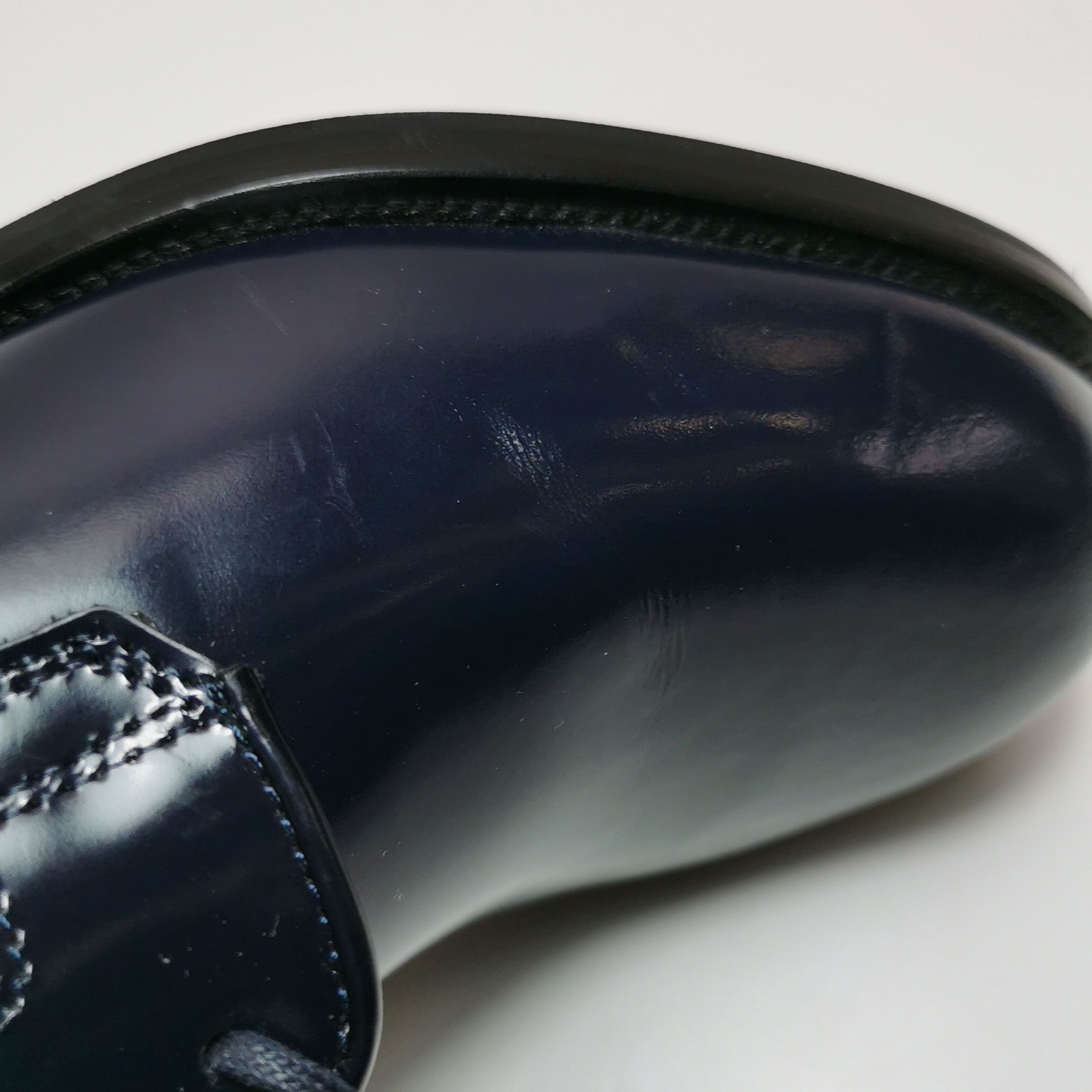 Emporio Armani Emporio Armani Navy Leather Derby Shoes EU 43 Size US 10 / EU 43 - 11 Thumbnail
