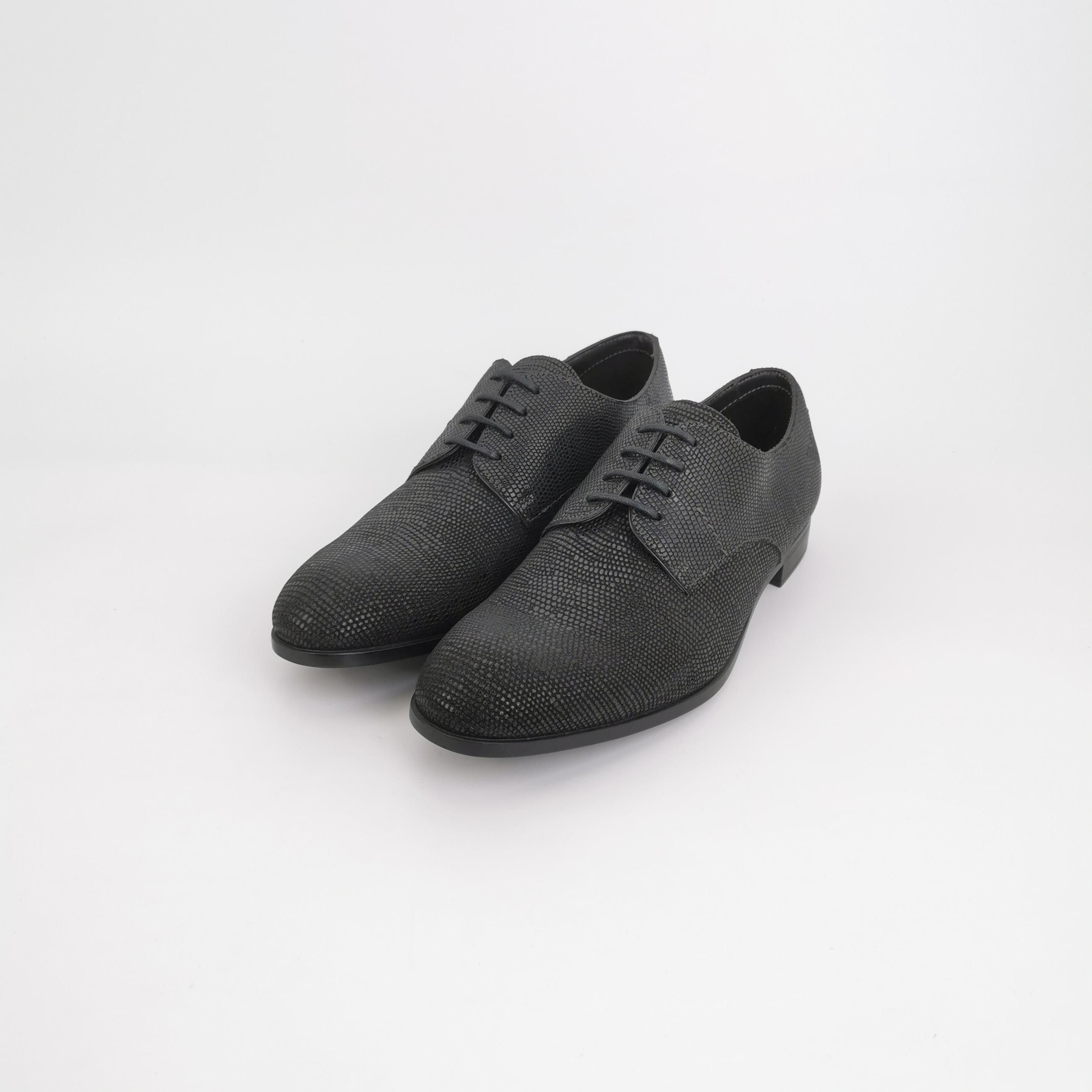 Emporio Armani Emporio Armani Textured Leather Derby Shoes 40 Size US 7 / EU 40 - 3 Thumbnail