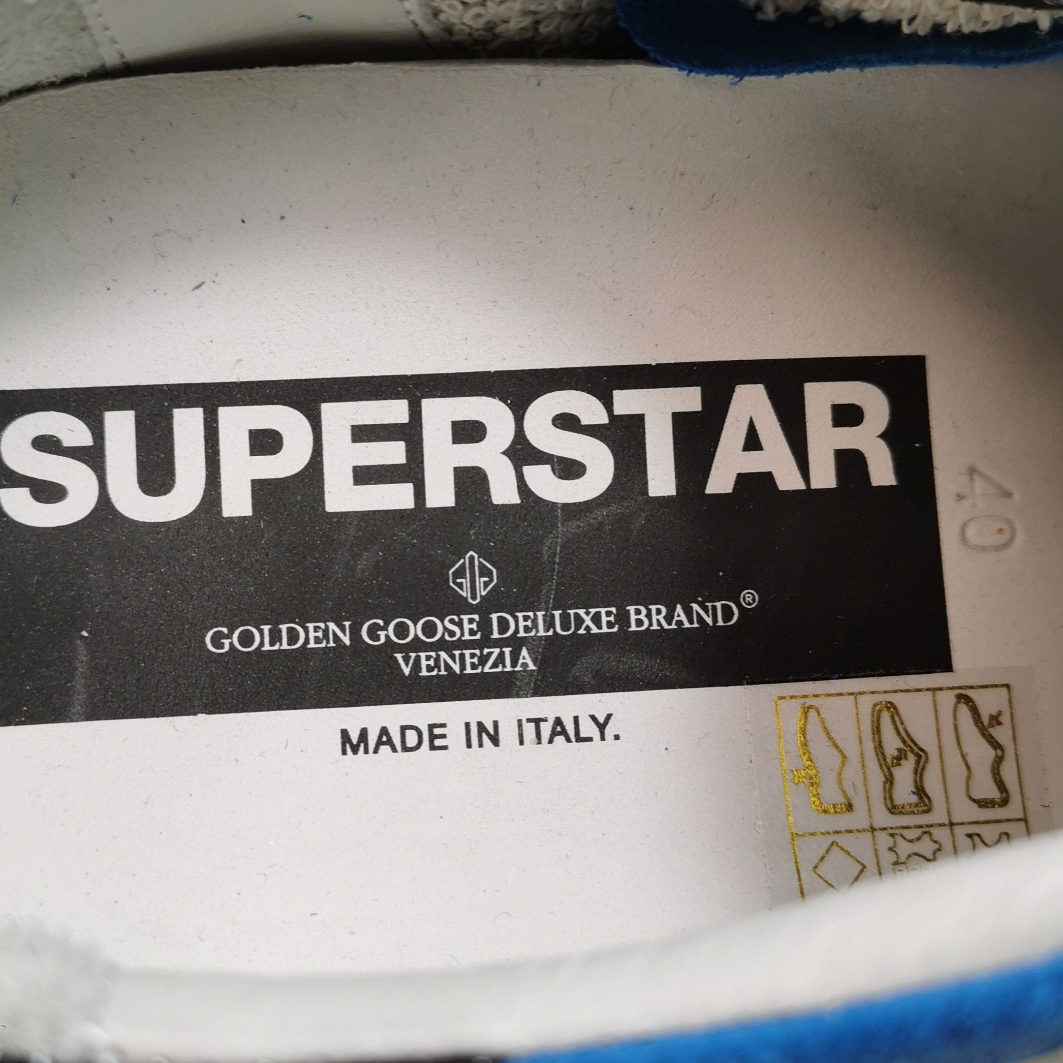 Golden Goose Golden Goose Blue Suede Super-Star Sneakers 40 Size US 7 / EU 40 - 8 Thumbnail