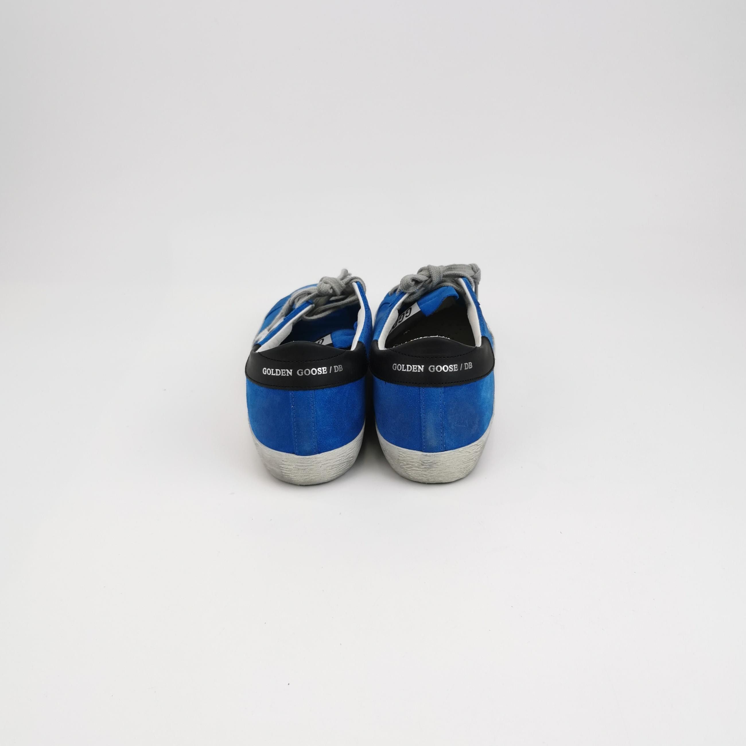 Golden Goose Golden Goose Blue Suede Super-Star Sneakers 40 Size US 7 / EU 40 - 5 Thumbnail