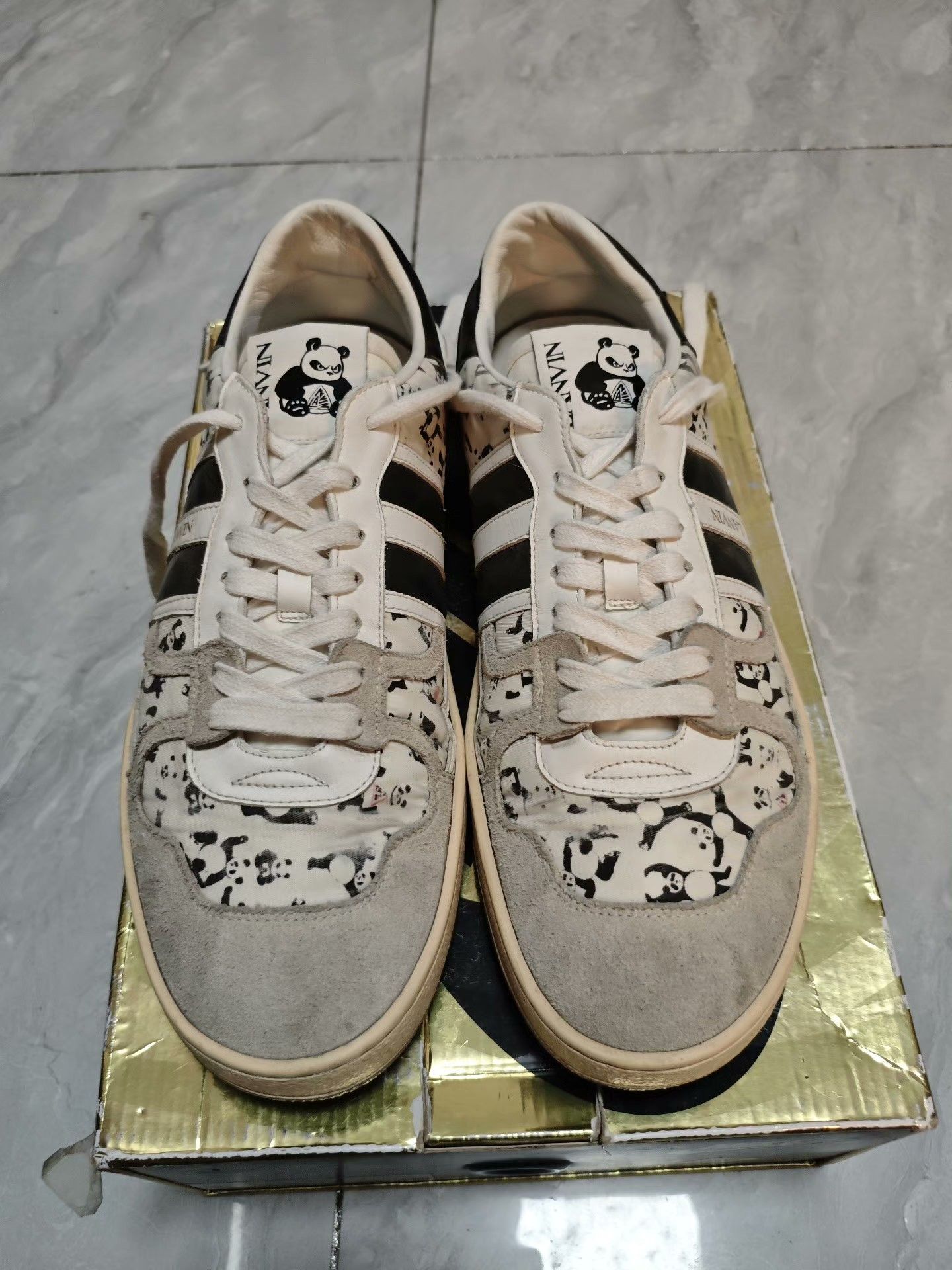 Lanvin Lanvin Leather Black Lowtop Sneakers 11 Men Size US 11 / EU 44 - 2 Thumbnail