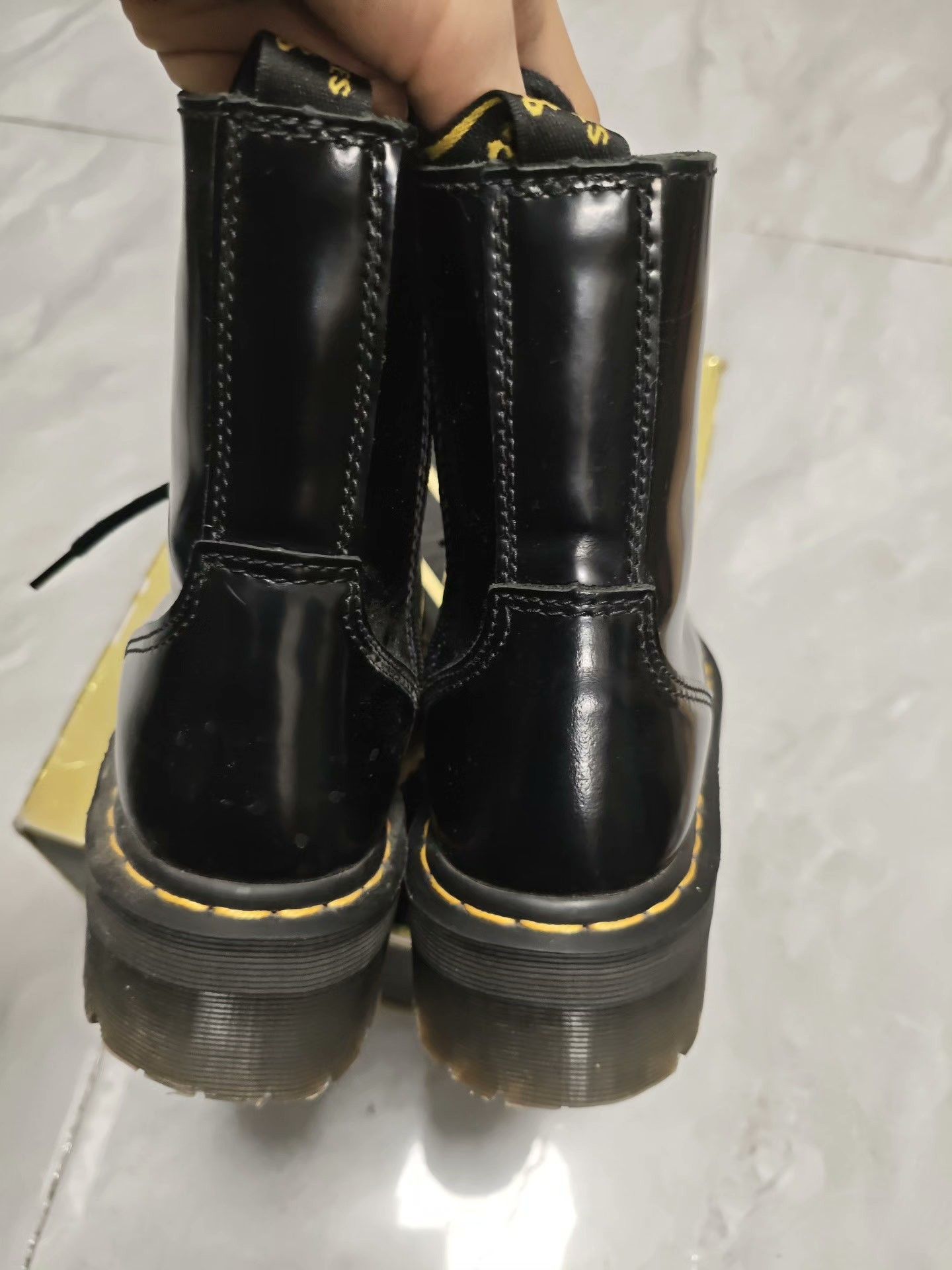 Dr. Martens Dr. Martens Casual Black Boots us_7 Women Size US 7 / IT 37 - 6 Thumbnail