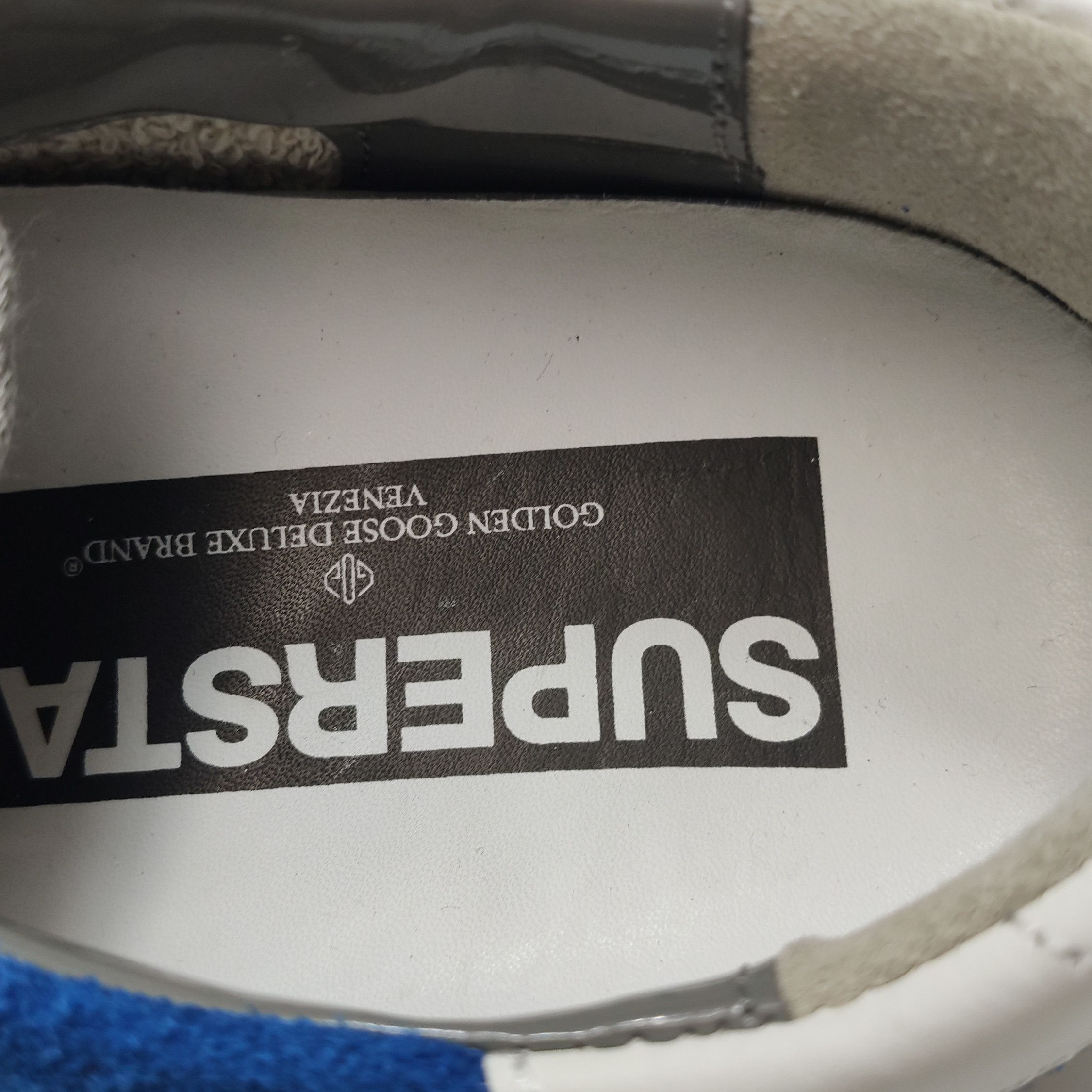 Golden Goose Golden Goose Blue Suede Super-Star Sneakers 41 Size US 8 / EU 41 - 8 Thumbnail