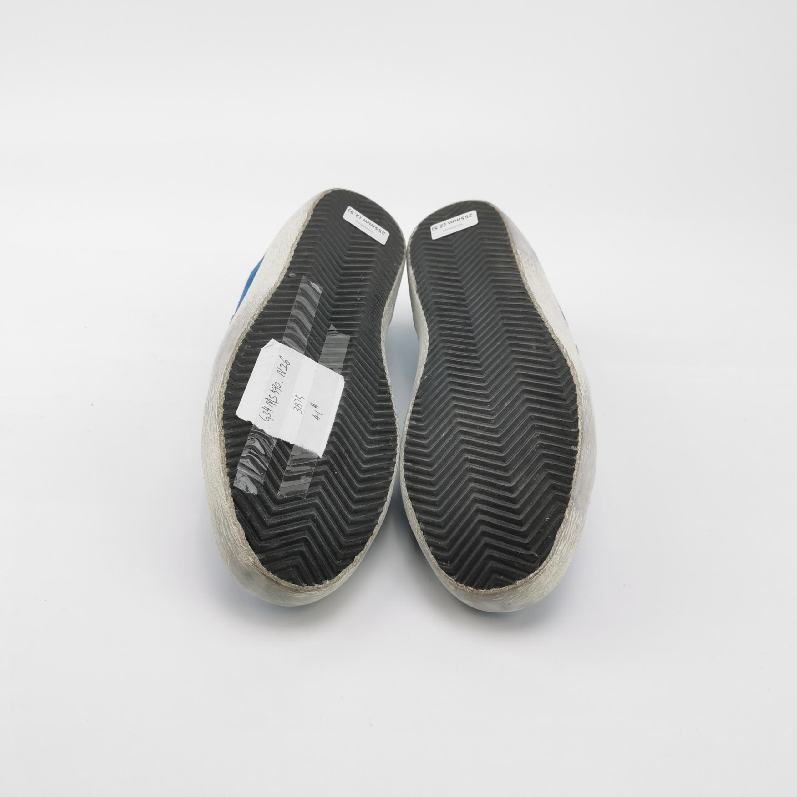 Golden Goose Golden Goose Blue Suede Super-Star Sneakers EU 41 Size US 8 / EU 41 - 6 Thumbnail