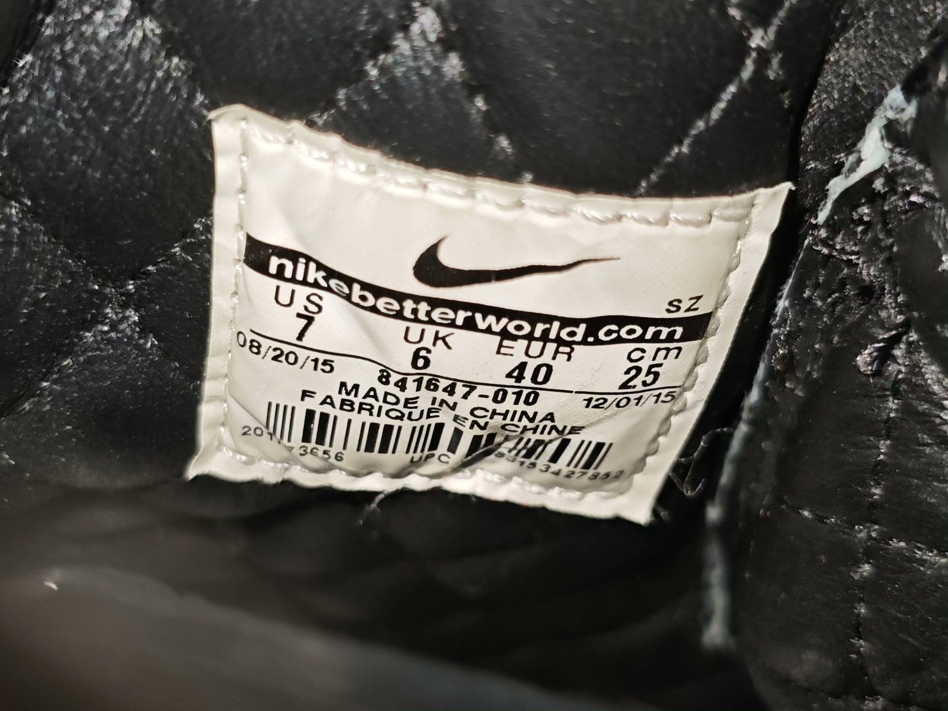 Nike Nike DUNK Black Hitop Sneakers 7 Men Size US 7 / EU 40 - 8 Thumbnail