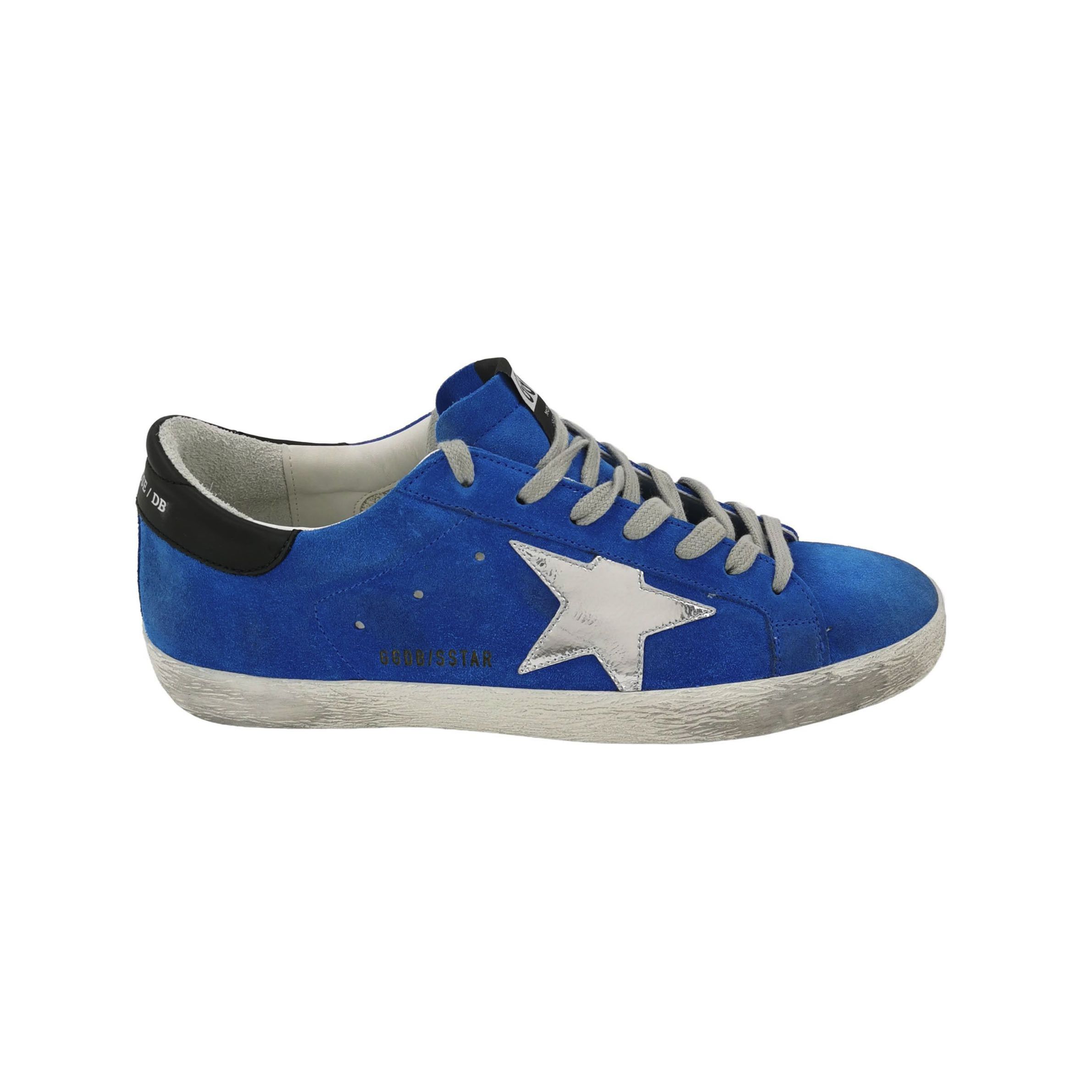 Golden Goose Golden Goose Blue Suede Super-Star Sneakers 40 Size US 7 / EU 40 - 2 Thumbnail