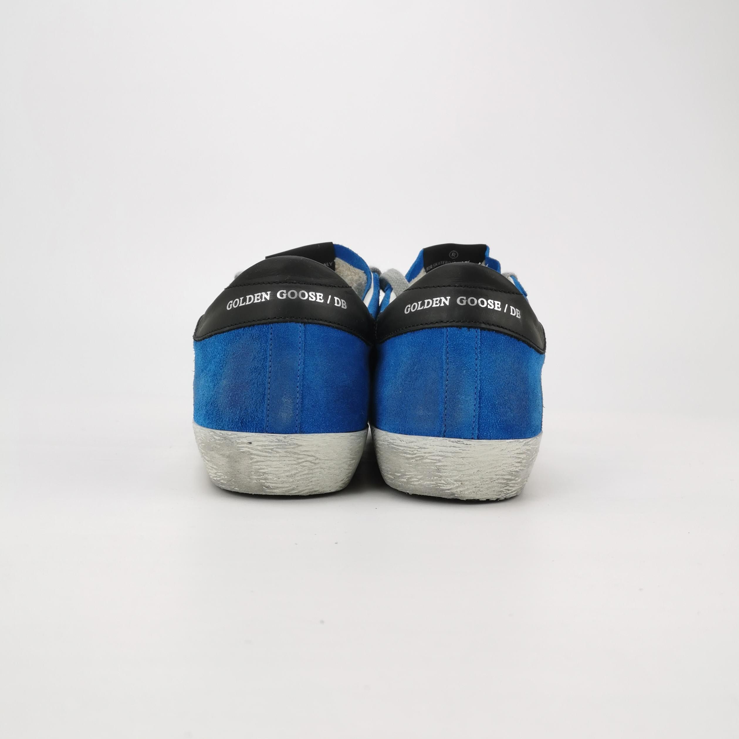 Golden Goose Golden Goose Blue Suede Super-Star Sneakers 40 Size US 7 / EU 40 - 5 Thumbnail