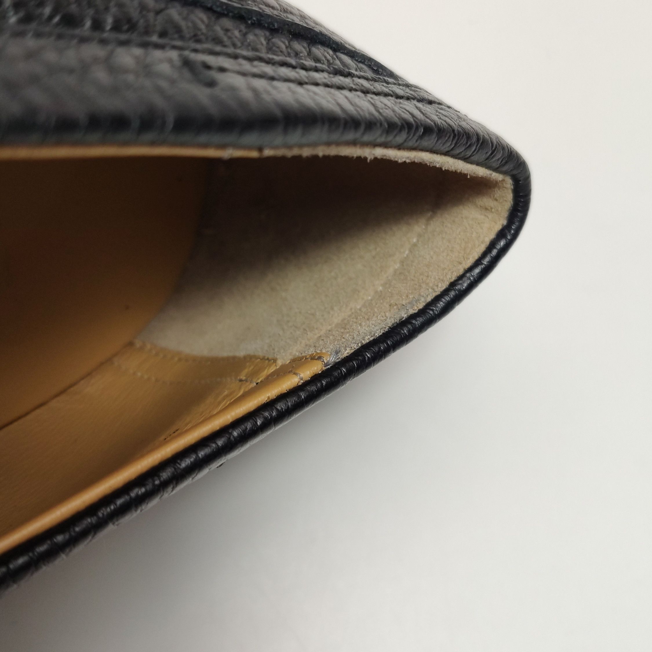 Bally Bally Stripe Detail Leather B Logo Loafers EU 39.5 Size US 6 / EU 39 - 9 Thumbnail