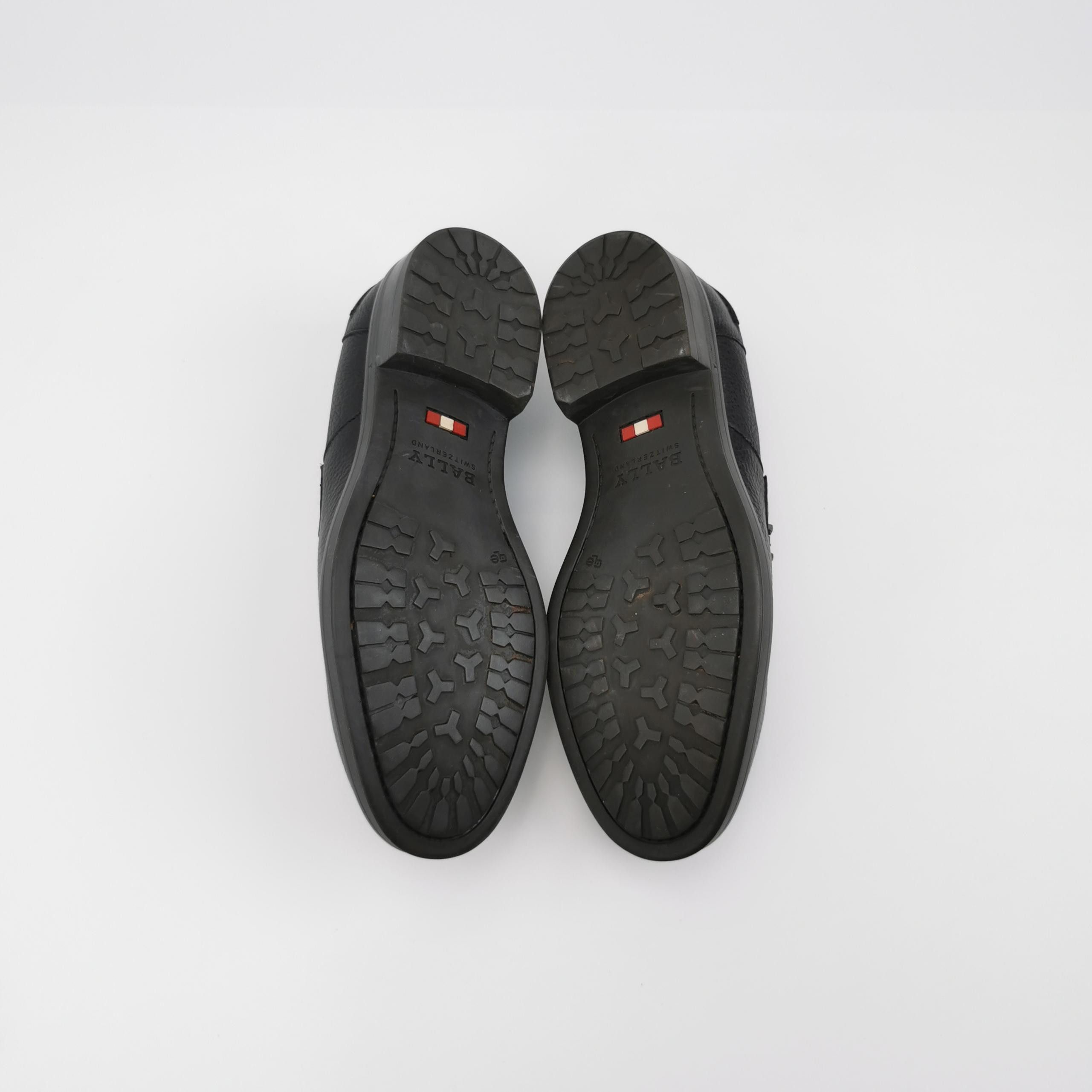 Bally Bally Stripe Detail Leather B Logo Loafers EU 39.5 Size US 6 / EU 39 - 6 Thumbnail