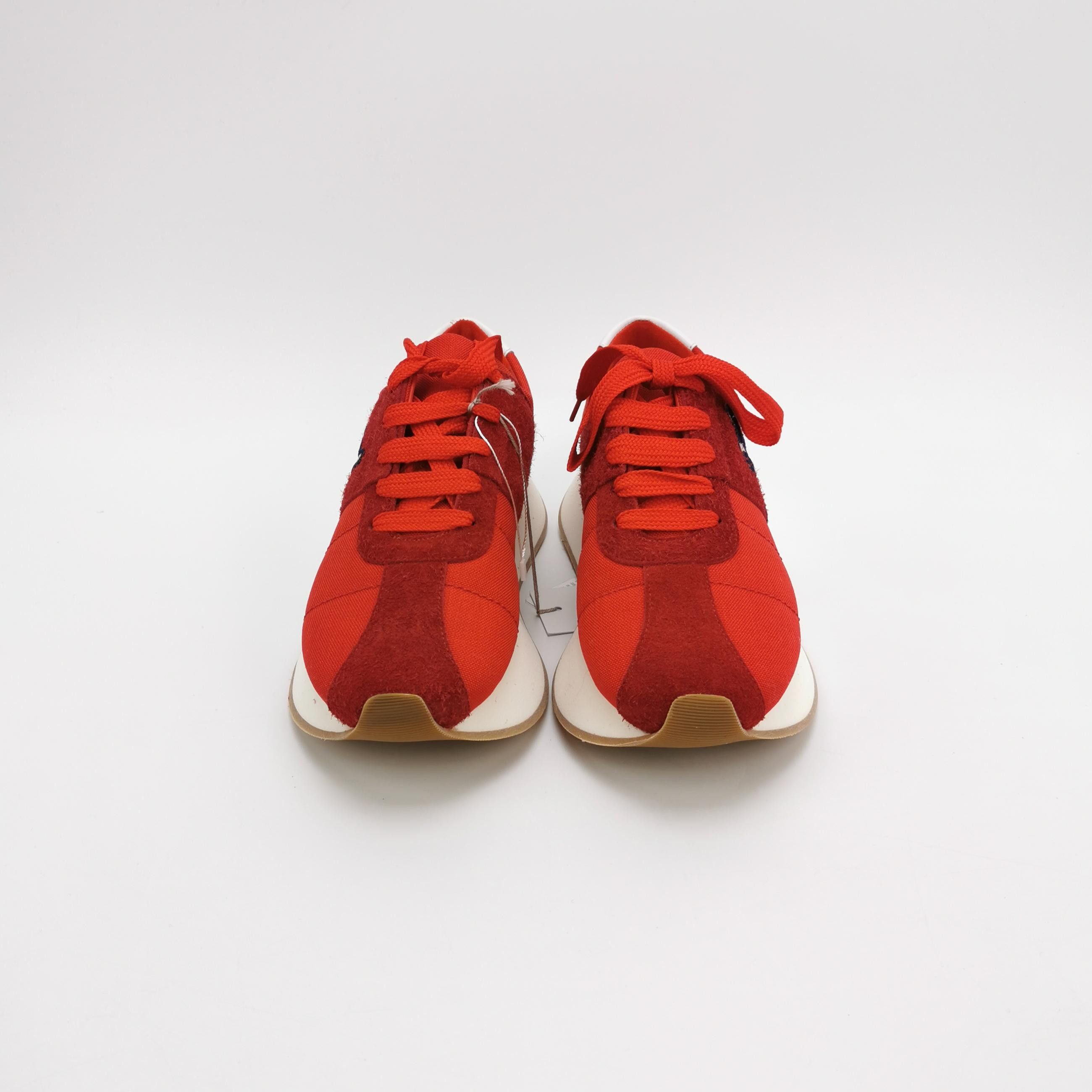 Marni Marni Dance Bunny Red Suede Platform Sneakers 43 Size US 10 / EU 43 - 4 Thumbnail