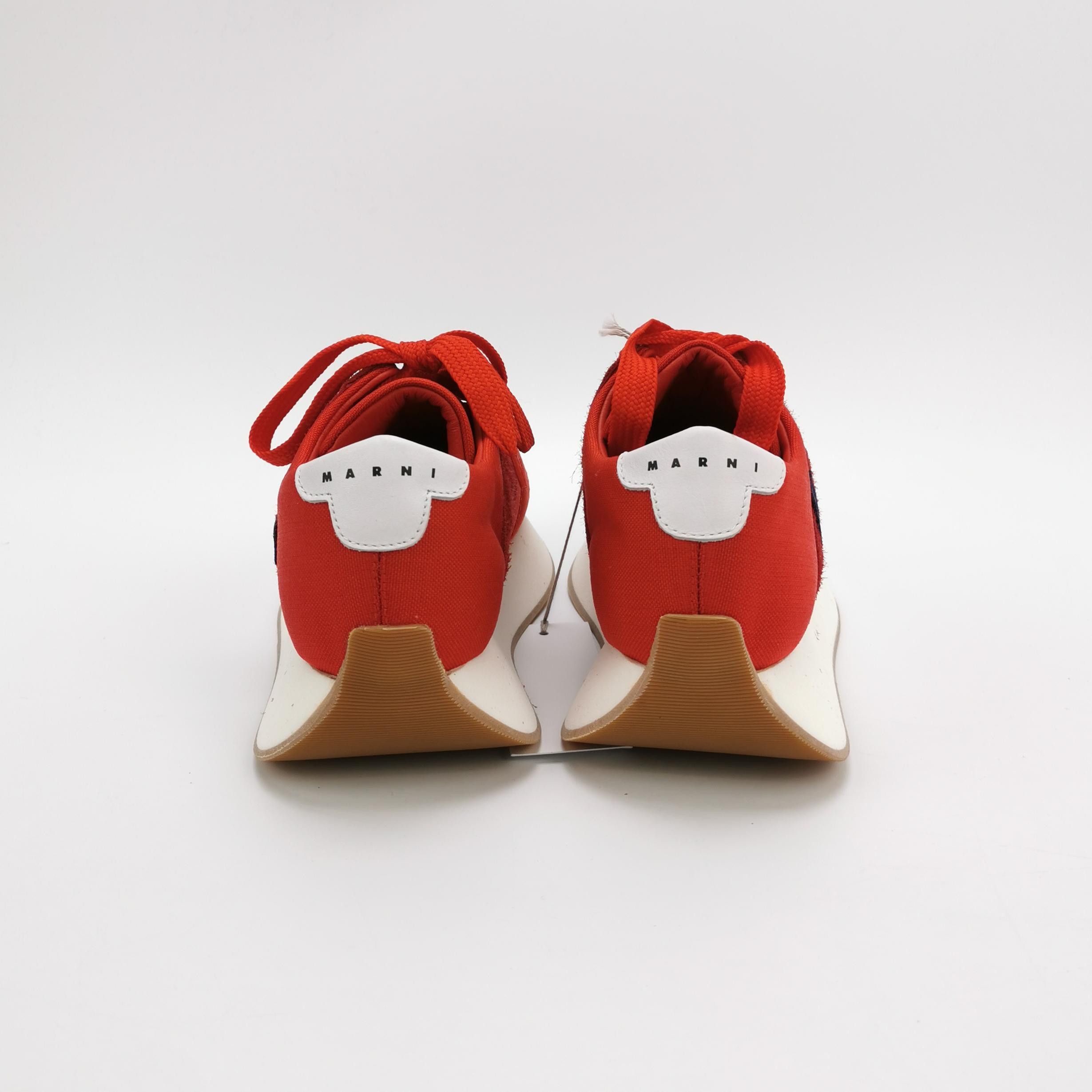 Marni Marni Dance Bunny Red Suede Platform Sneakers 43 Size US 10 / EU 43 - 5 Thumbnail