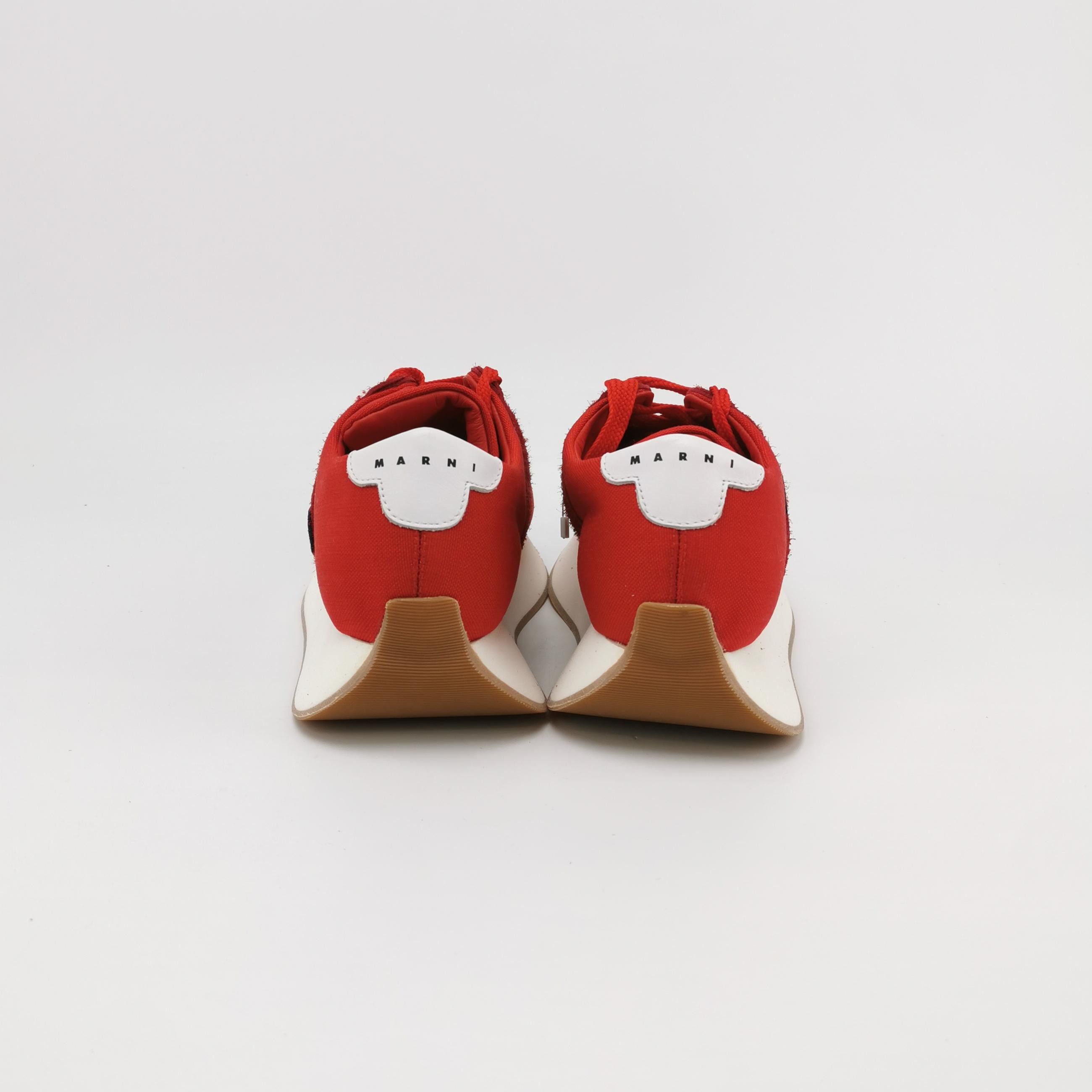Marni Marni Dance Bunny Red Suede Sneakers 43 Size US 10 / EU 43 - 5 Thumbnail