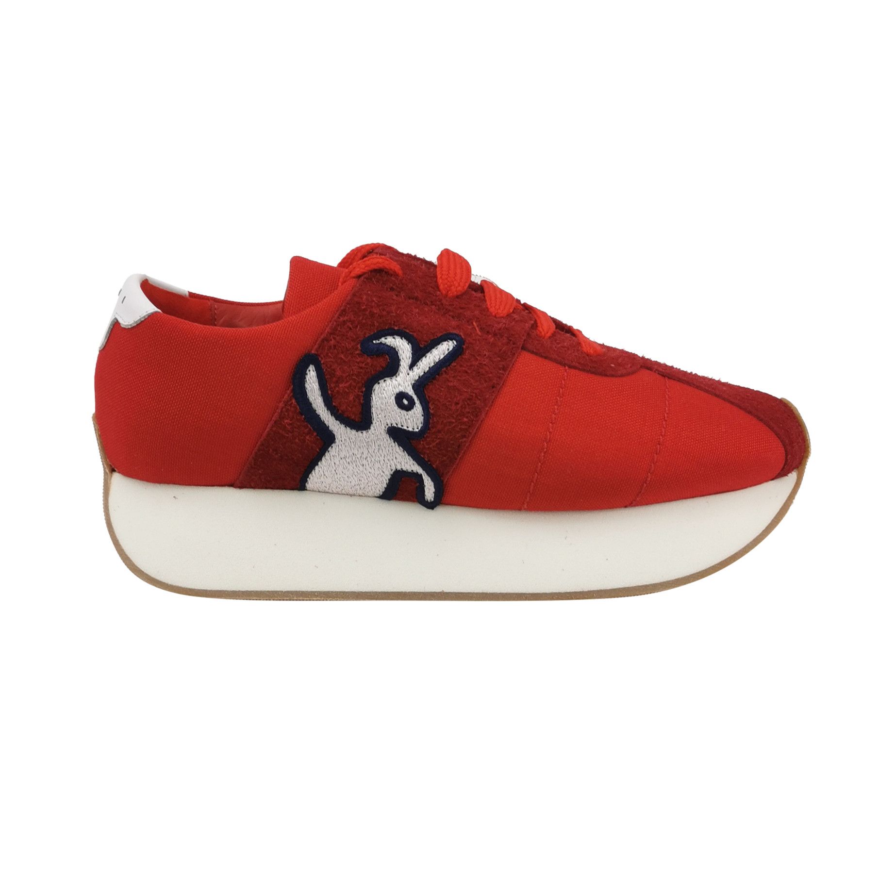 Marni Marni Dance Bunny Red Suede Sneakers 43 Size US 10 / EU 43 - 2 Thumbnail