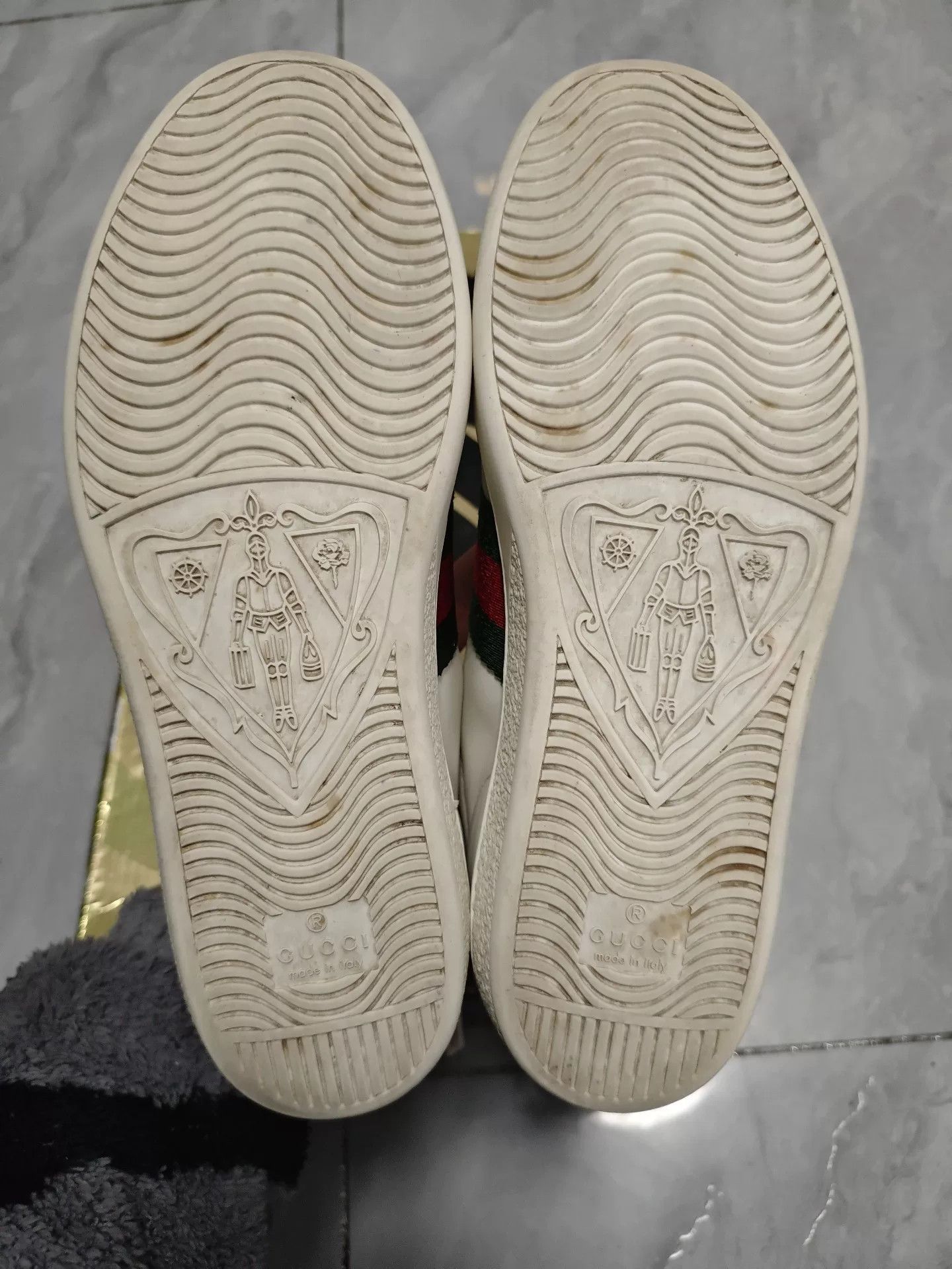 Gucci Gucci Embroidered Green Lowtop Sneakers us_6-5 Women Size US 6.5 / IT 36.5 - 5 Thumbnail