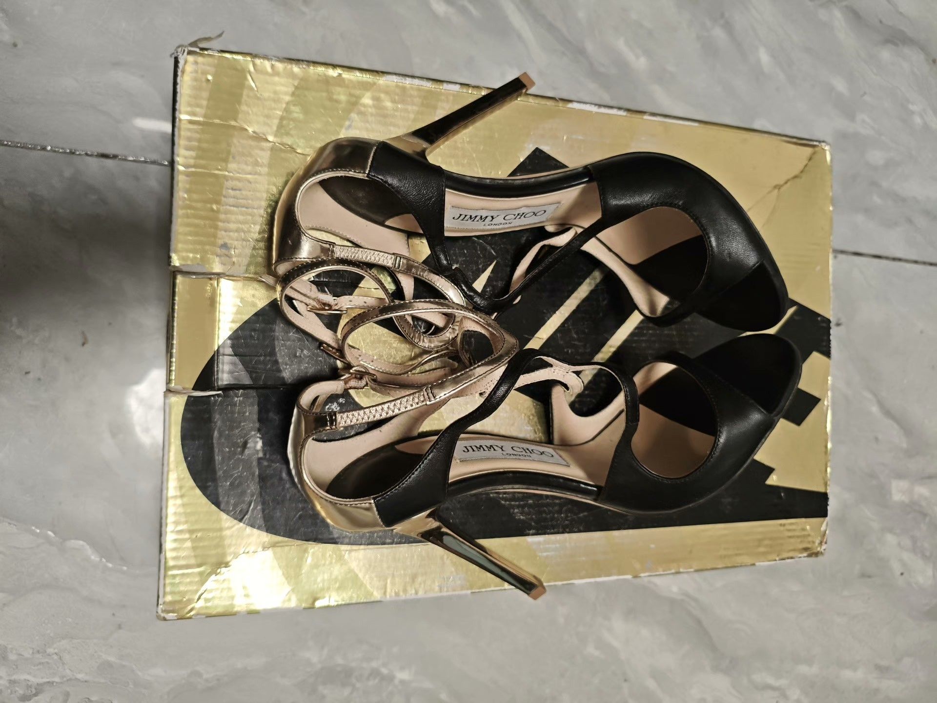 Jimmy Choo Jimmy Choo Black Sandals us_5-5 Women Size US 5.5 / IT 35.5 - 4 Thumbnail