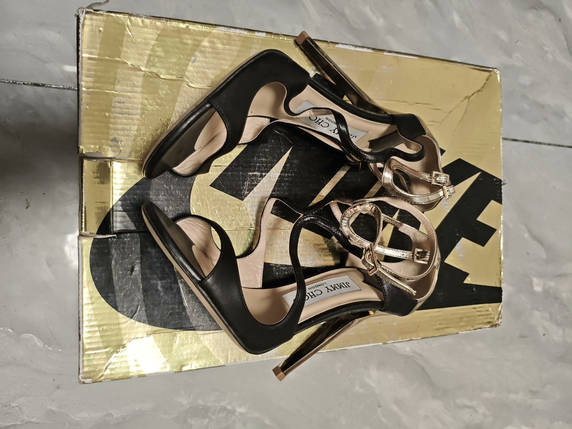 Jimmy Choo Jimmy Choo Black Sandals us_5-5 Women Size US 5.5 / IT 35.5 - 3 Thumbnail