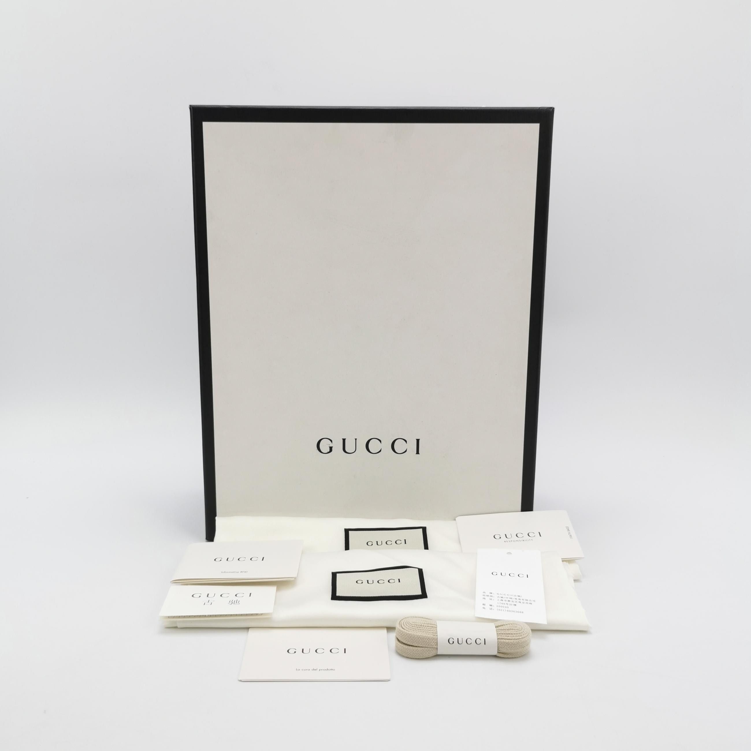 Gucci Gucci Rhyton Logo Leather Sneakers 42 Size US 9 / EU 42 - 7 Thumbnail