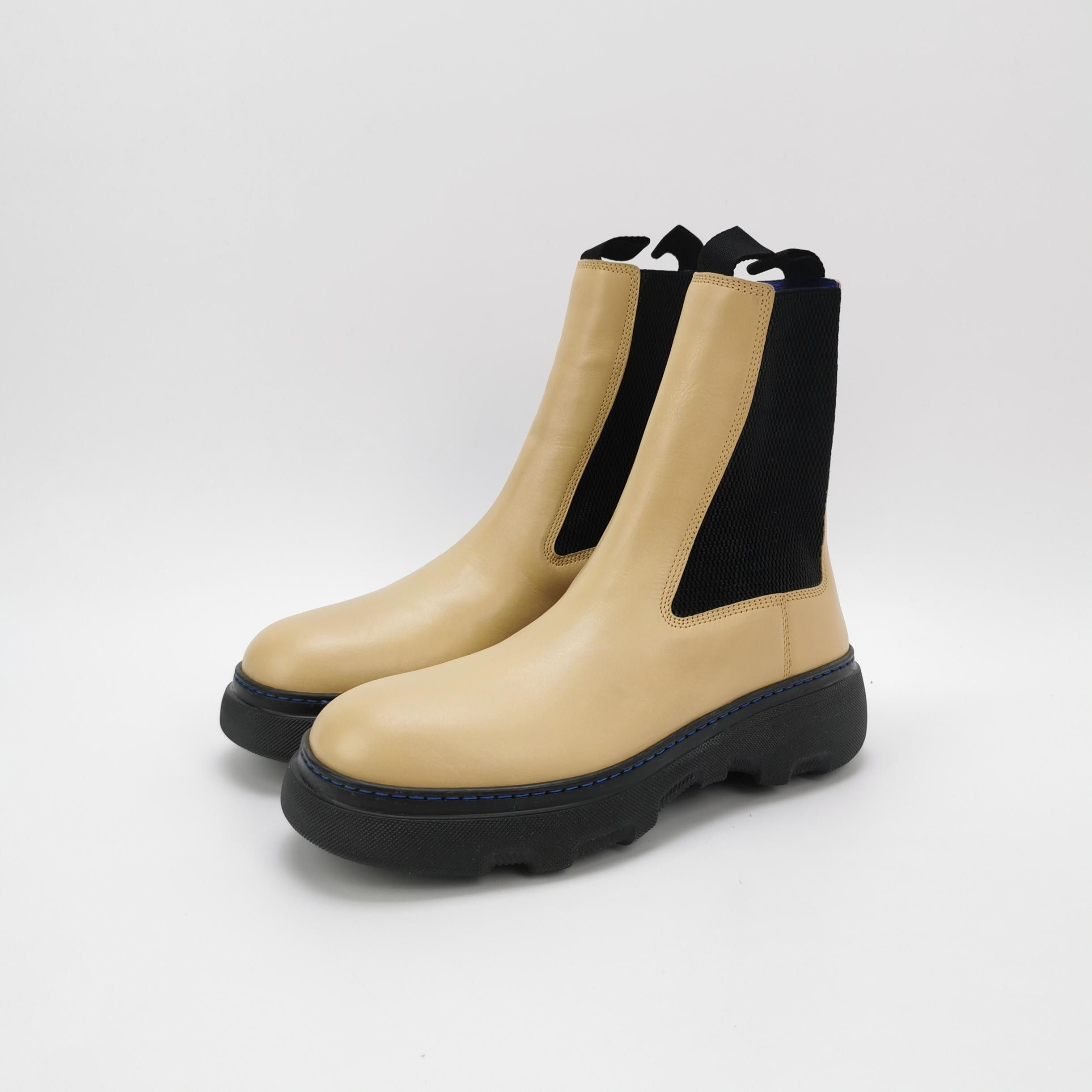 Burberry Burberry Creeper Leather Chelsea Boots EU 40 Size US 7 / EU 40 - 3 Thumbnail