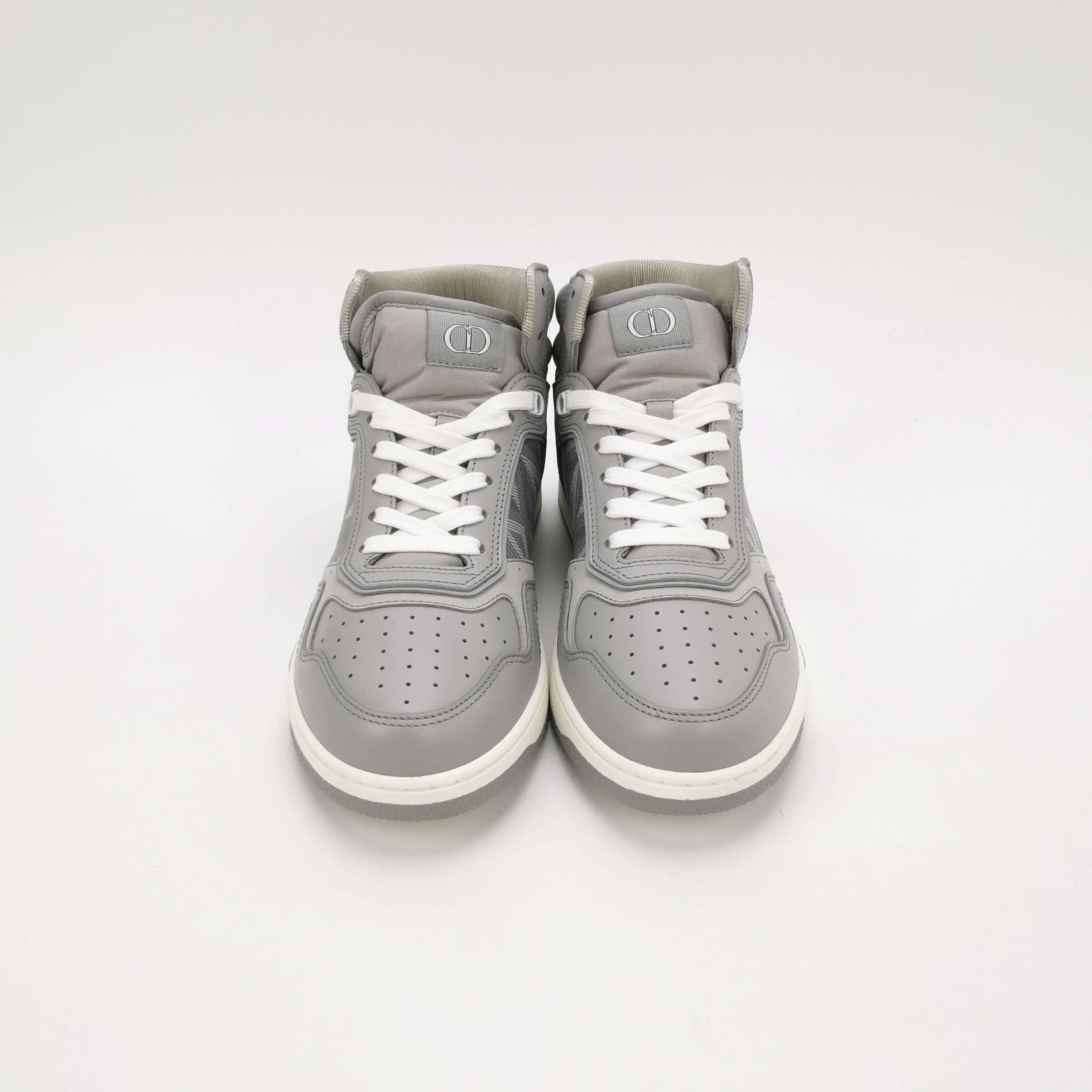 Dior Dior Gray Oblique B27 High-Top Sneakers EU 39 Size US 6 / EU 39 - 4 Thumbnail
