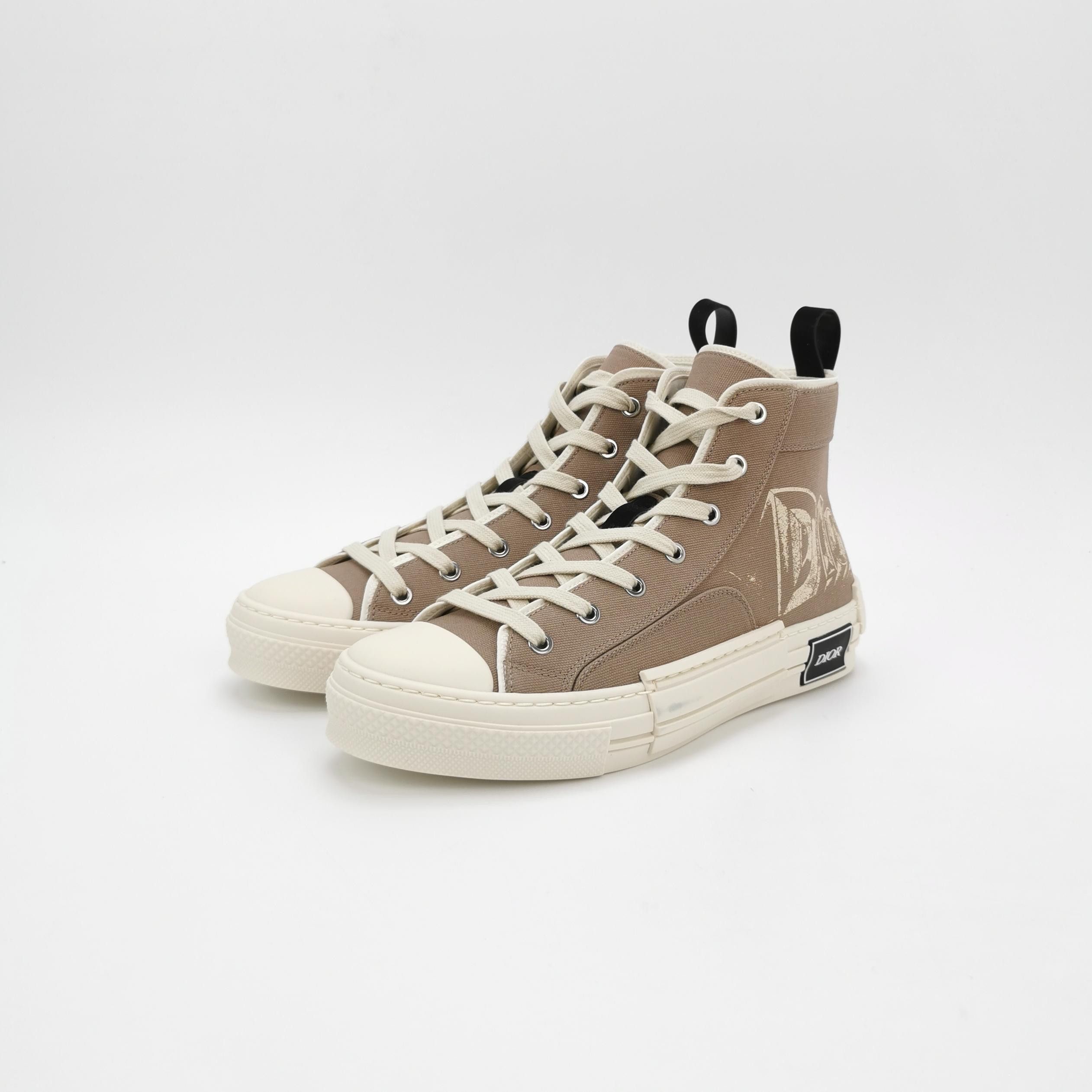 Dior Dior Logo Canvas B23 High Top Sneakers 40.5 Size US 7 / EU 40 - 3 Thumbnail