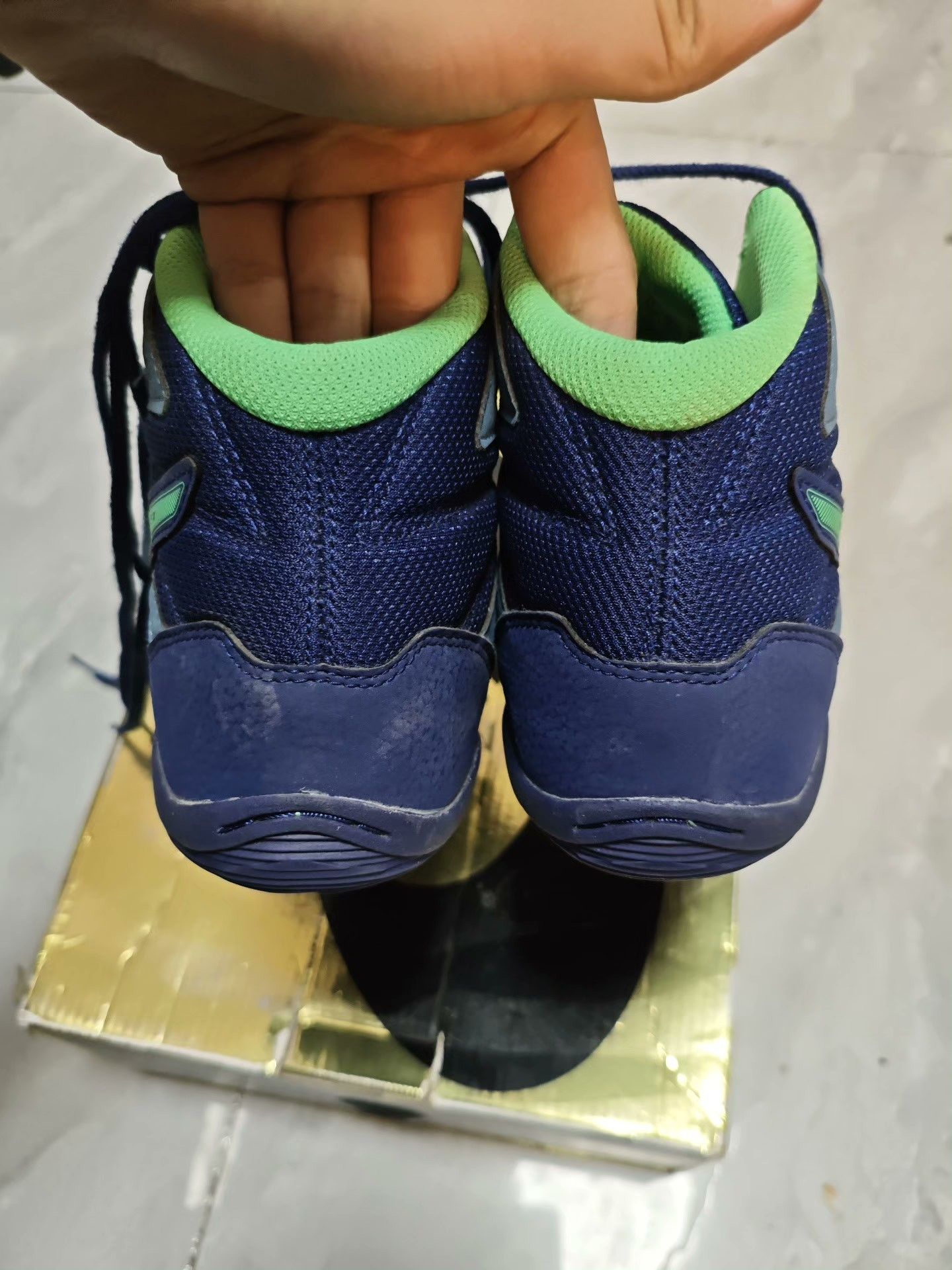 Asics Asics Green Lowtop Sneakers 9.5 Men Size US 9.5 / EU 42-43 - 6 Thumbnail