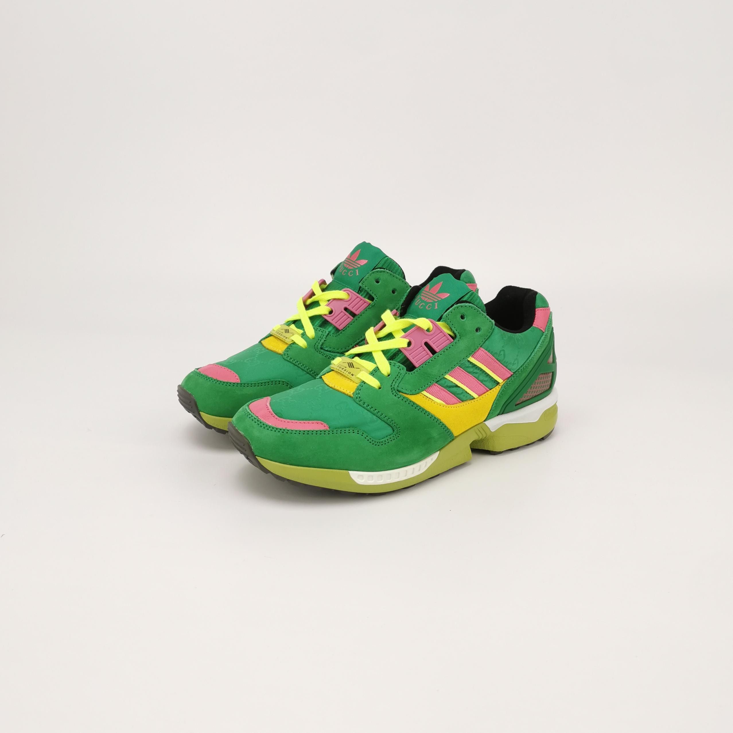 Gucci Gucci x Adidas Green ZX8000 Sneakers EU 39.5 Size US 6 / EU 39 - 3 Thumbnail